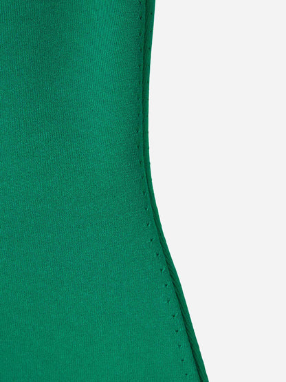 Outlet online Roland Mouret Mujer Vestido Punto Midi color Verde Claro sku 721-000083 01 - Foto 4