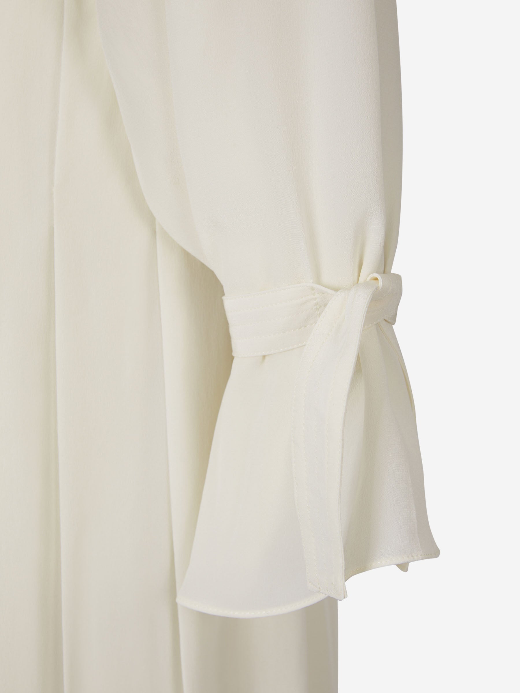 Outlet online Victoria Beckham Mujer Vestido Midi Plisado color Crema sku 721-000095 01 - Foto 5