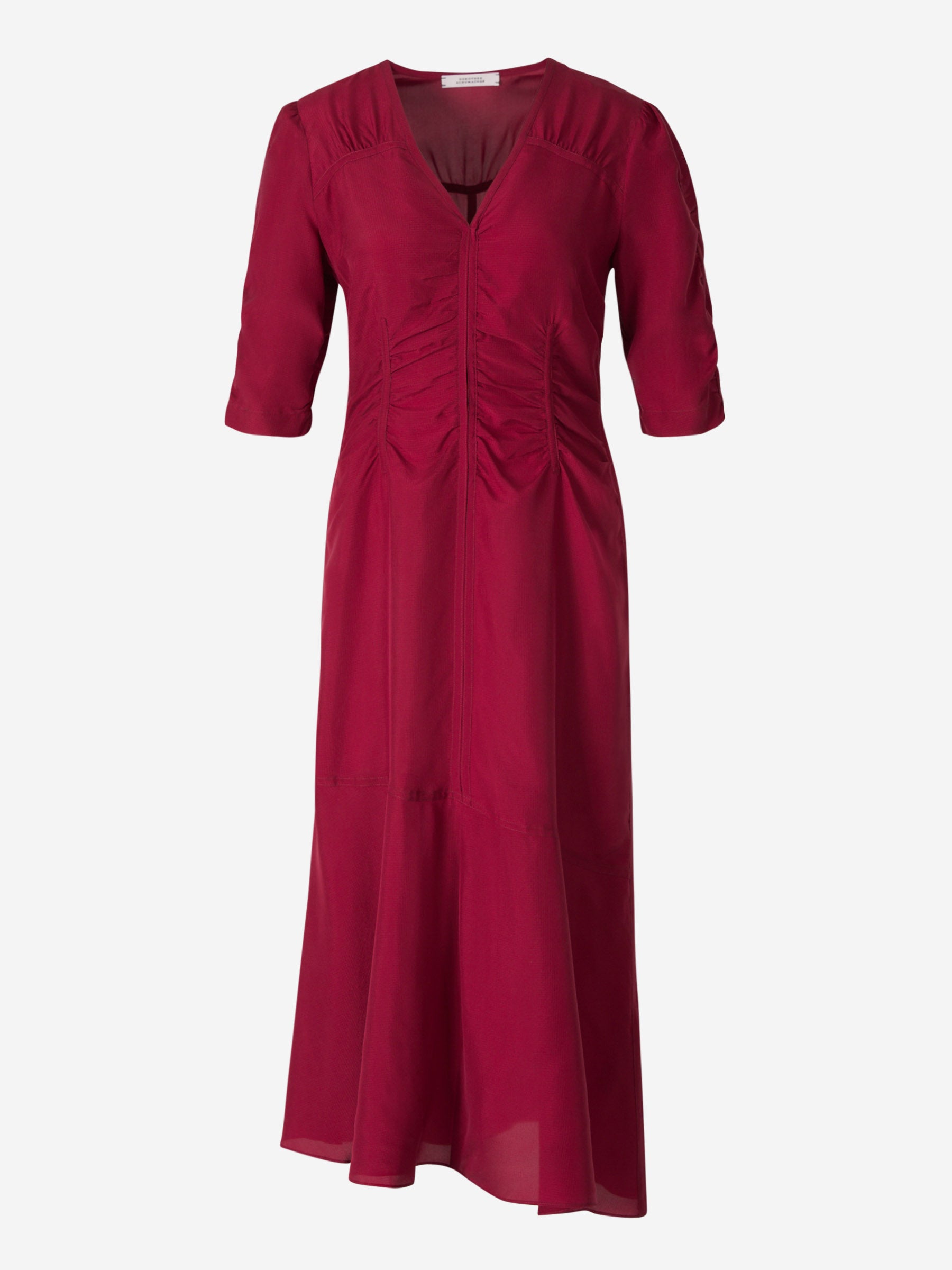 Outlet online Dorothee Schumacher Mujer Vestido Seda Lisa color Burdeos sku 721-000107 01 - Foto 1