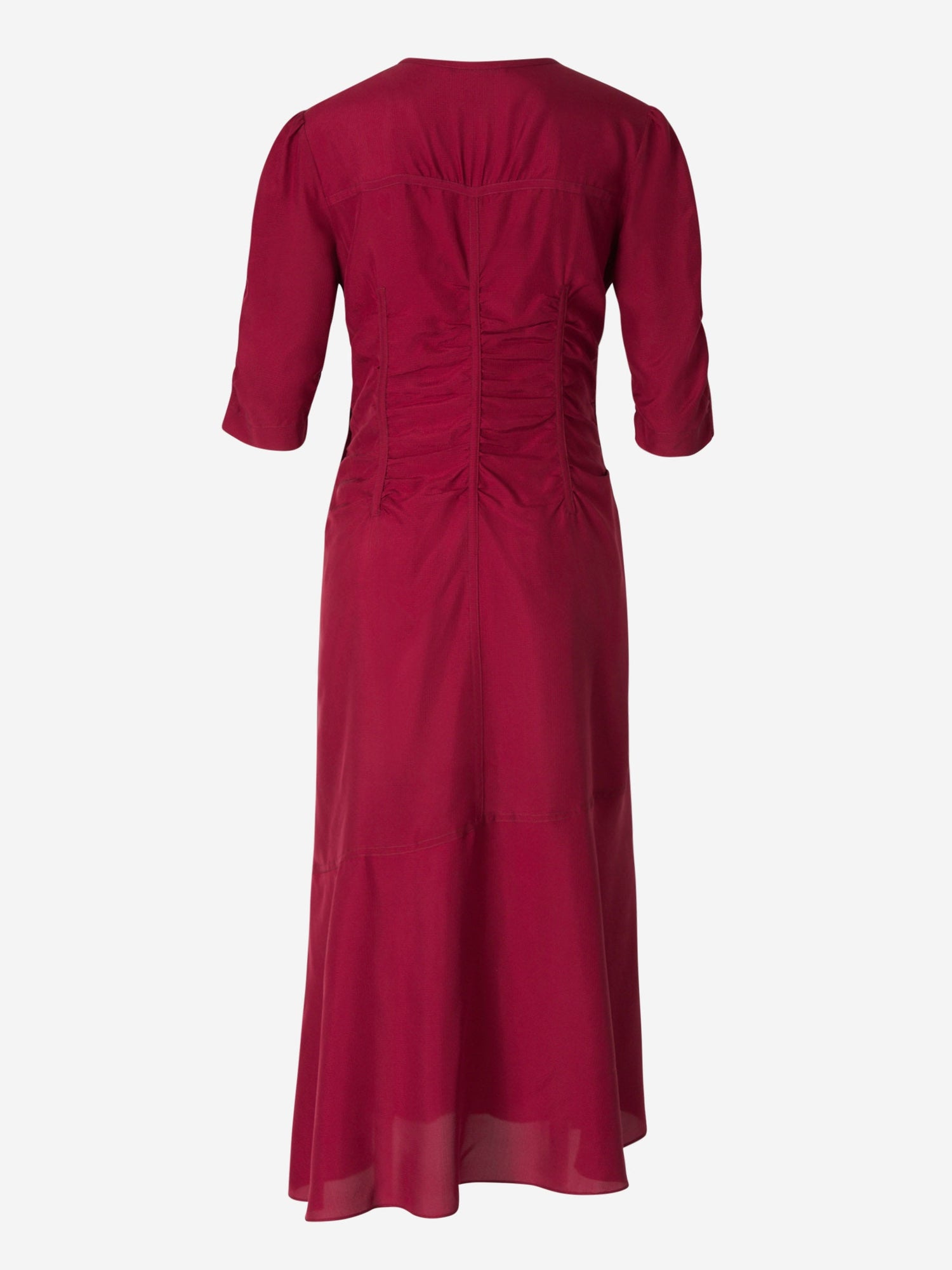 Outlet online Dorothee Schumacher Mujer Vestido Seda Lisa color Burdeos sku 721-000107 01 - Foto 2