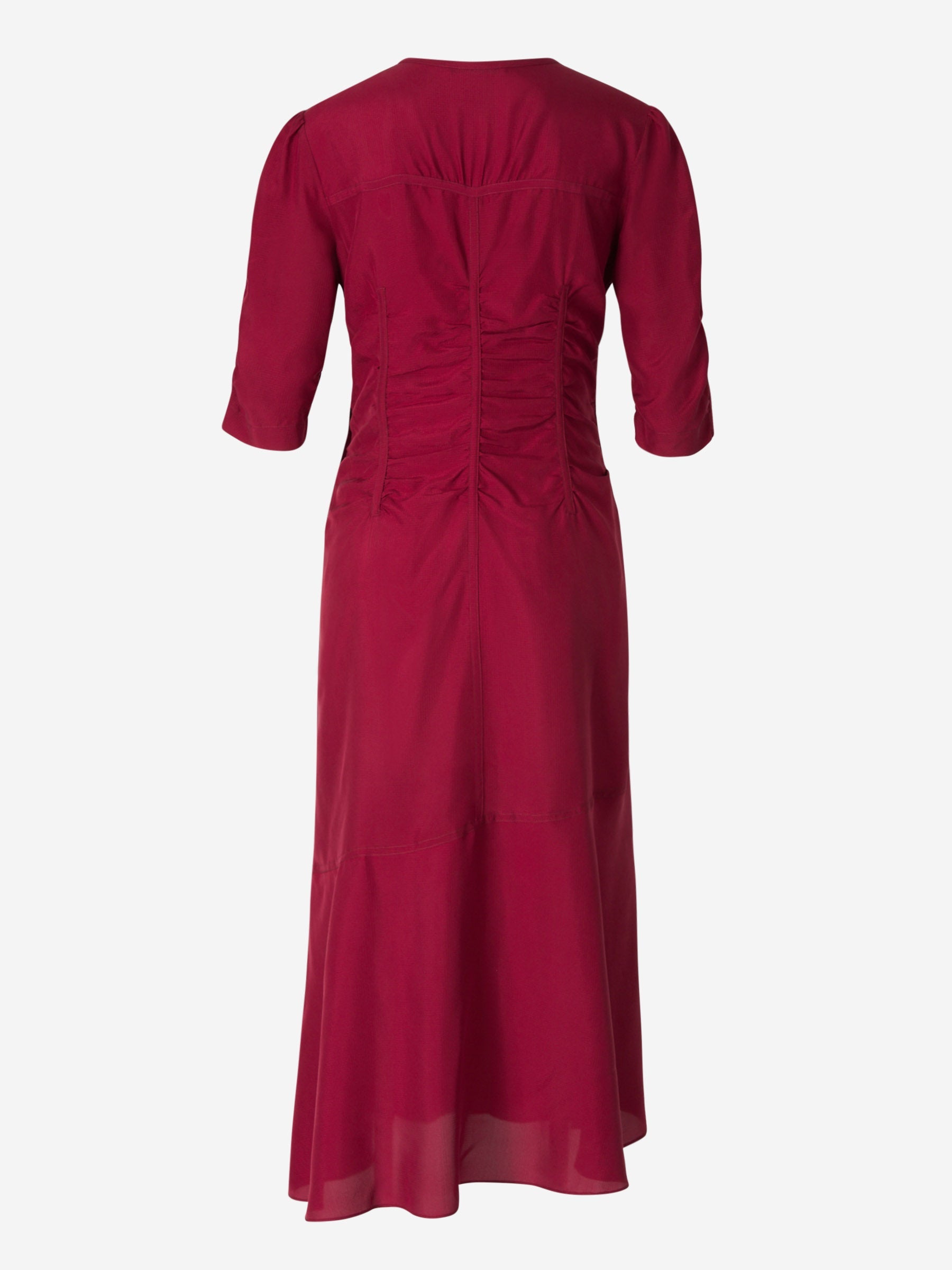 Outlet online Dorothee Schumacher Mujer Vestido Seda Lisa color Burdeos sku 721-000107 01 - Foto 2