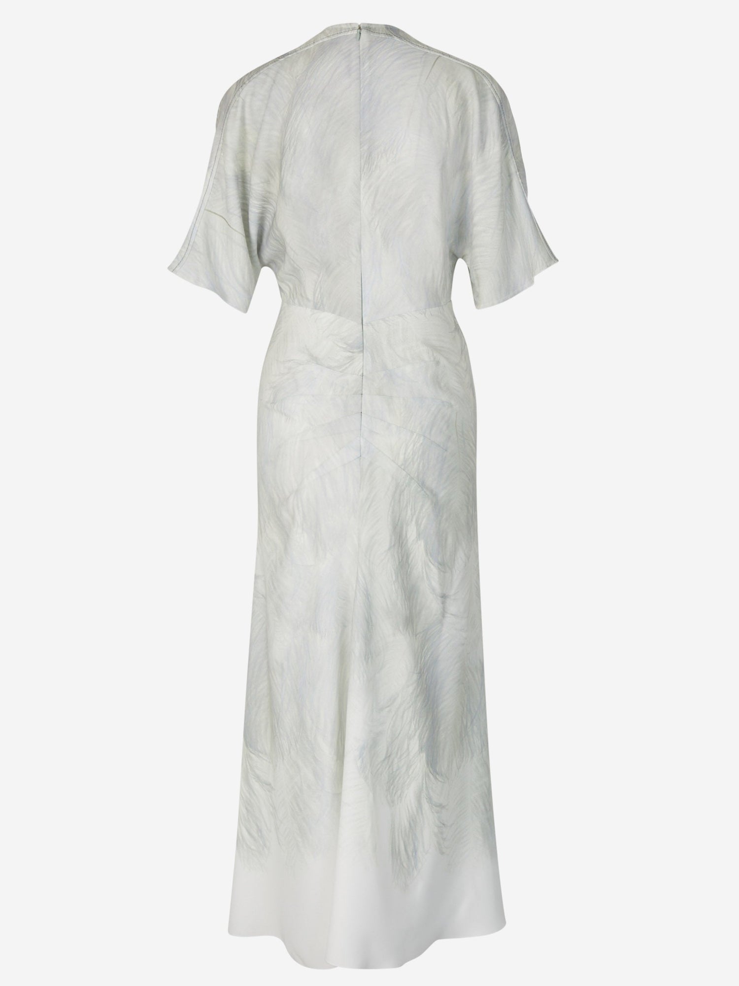 Outlet online Victoria Beckham Mujer Vestido Midi Estampado color Crema sku 721-000111 01 - Foto 2