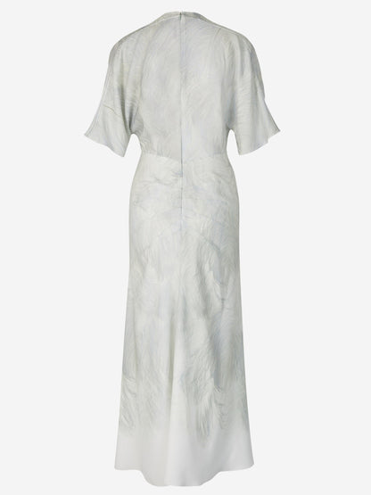 Outlet online Victoria Beckham Mujer Vestido Midi Estampado color Crema sku 721-000111 01 - Foto 2