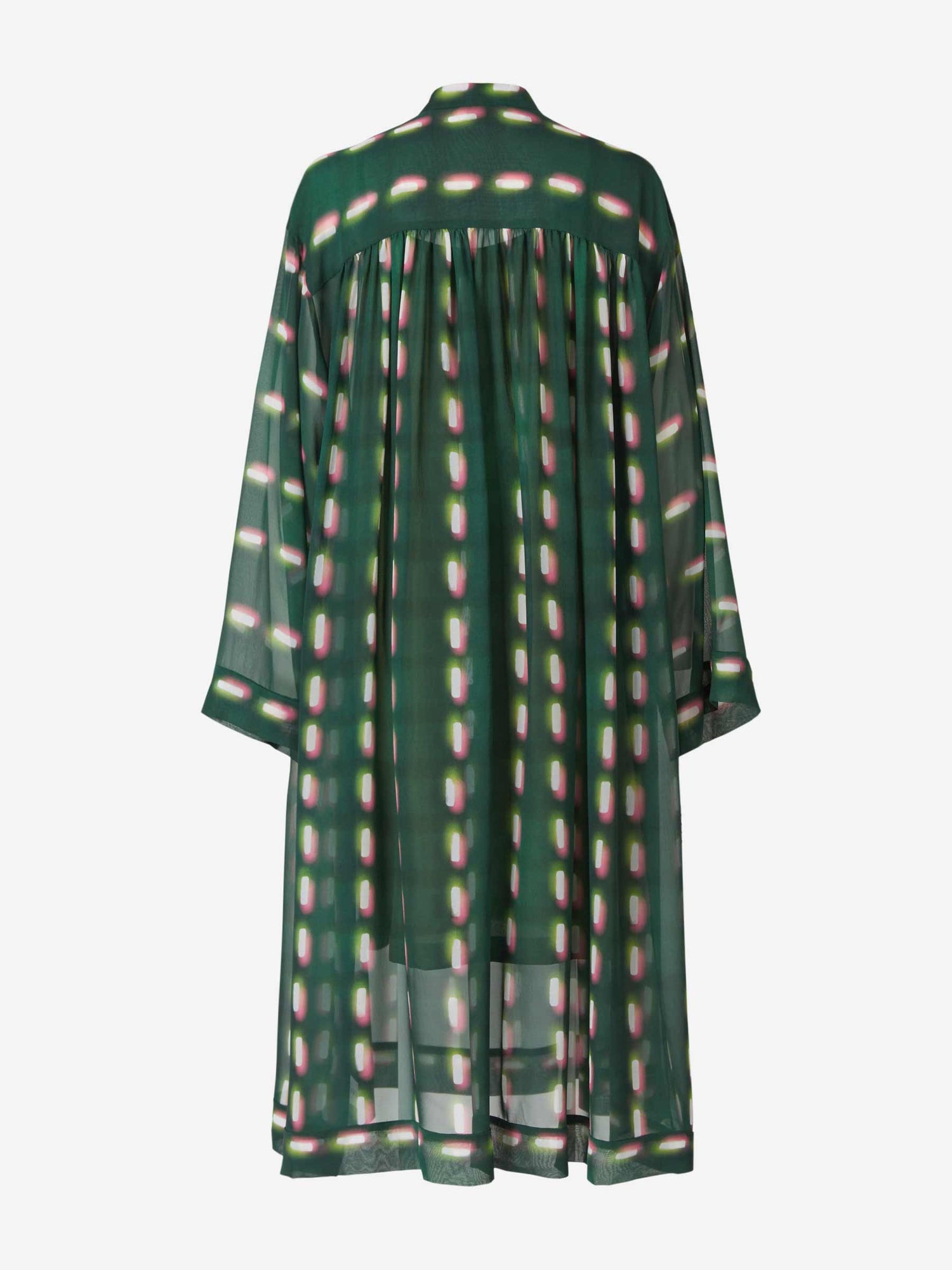 Dries Van Noten Vestido Estampado Estilo Túnica color Verde Oscuro sku 731-005084 01 - Foto 2