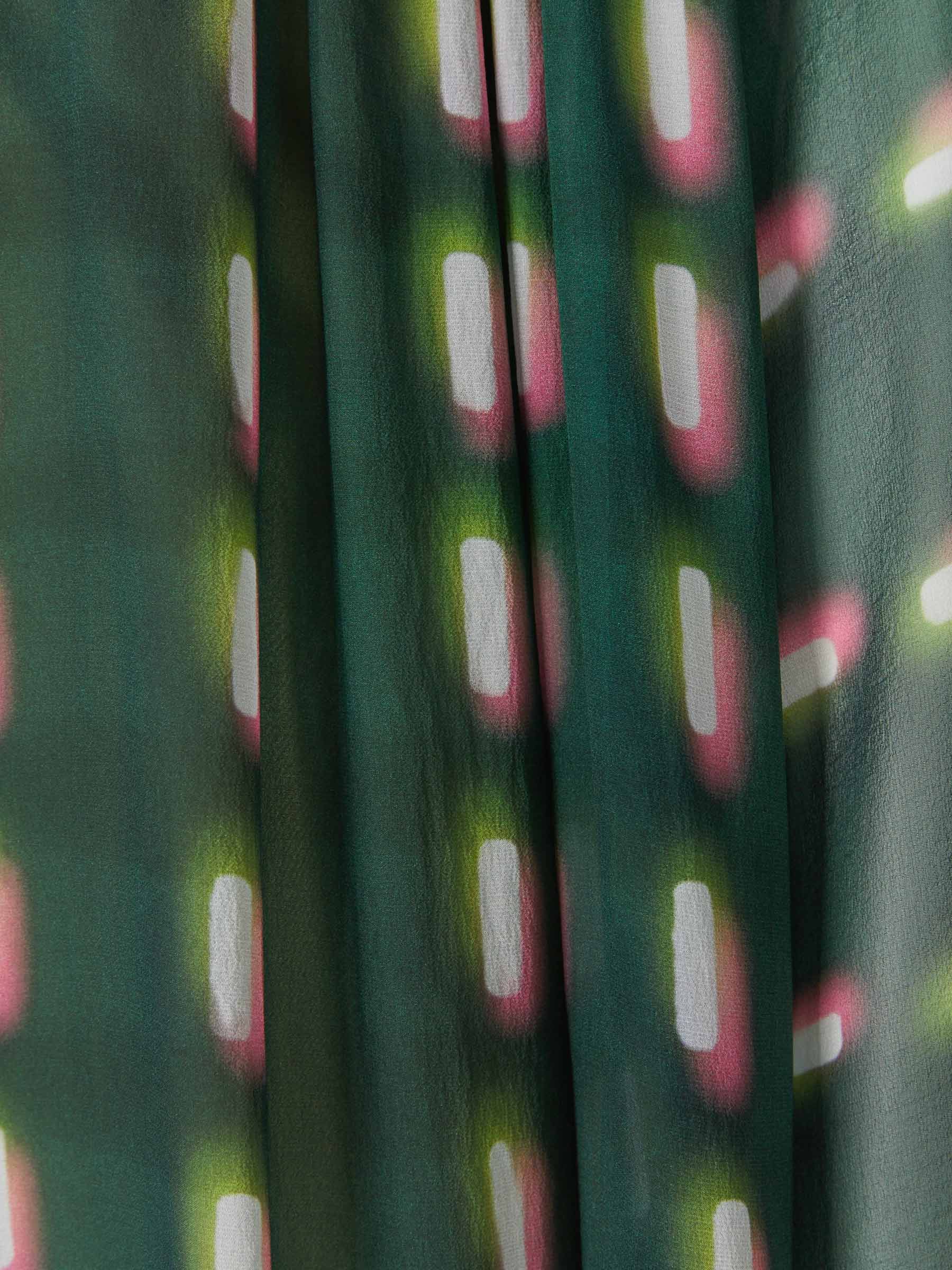 Dries Van Noten Vestido Estampado Estilo Túnica color Verde Oscuro sku 731-005084 01 - Foto 4
