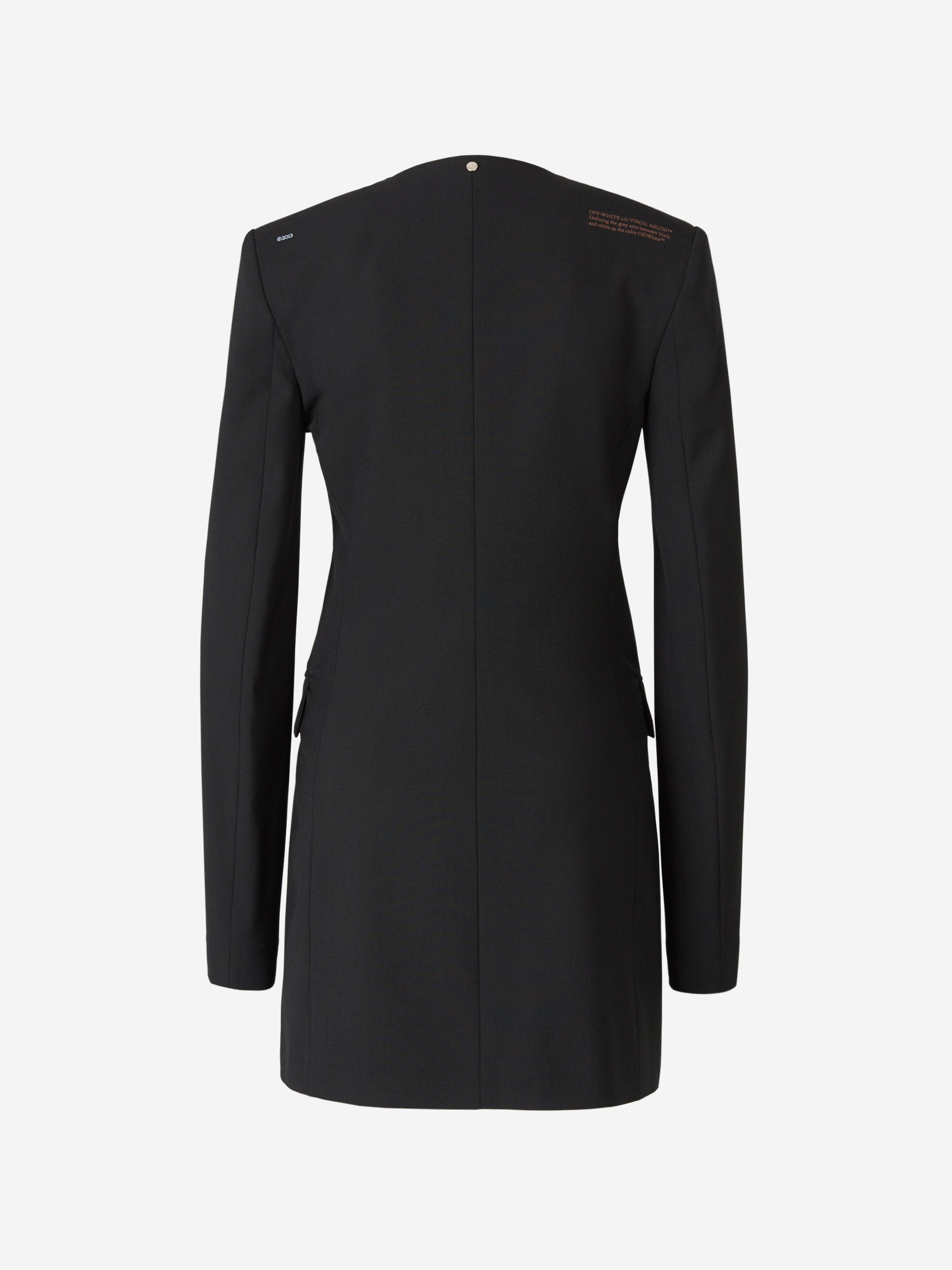 Off-White Vestido Blazer color Negro sku 731-005221 01 - Foto 2