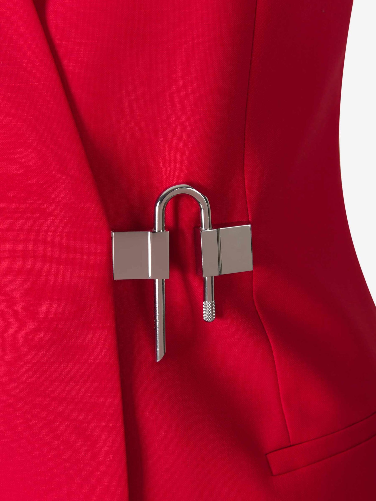 Givenchy Vestido Smoking Candado color Rojo sku 731-005271 01 - Foto 4