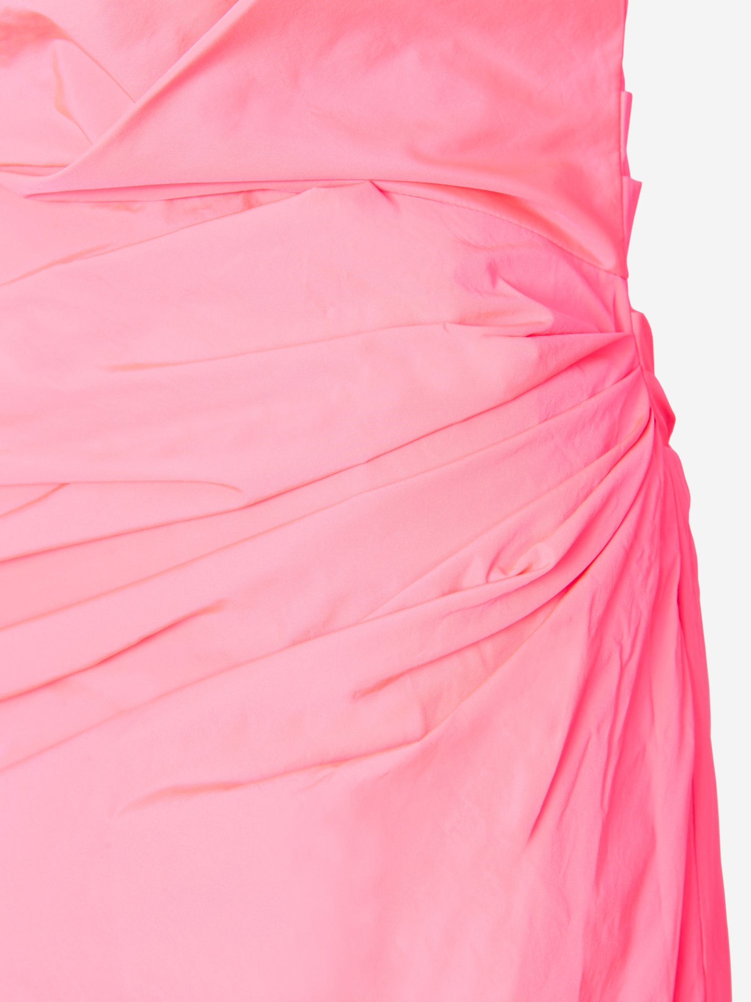Dries Van Noten Vestido Drapeado Asimétrico color Fucsia sku 731-005445 01 - Foto 4
