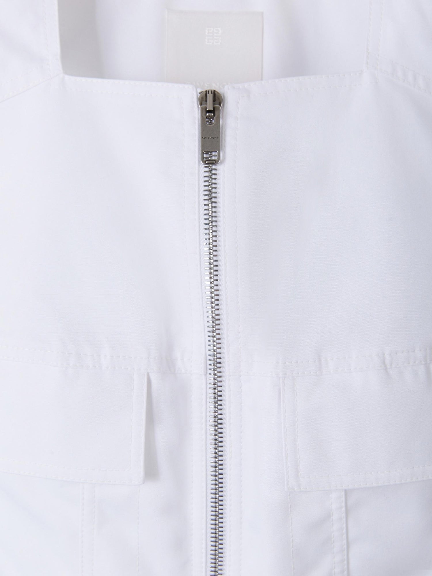 Givenchy Vestido Volantes Algodón color Blanco sku 731-005485 01 - Foto 3