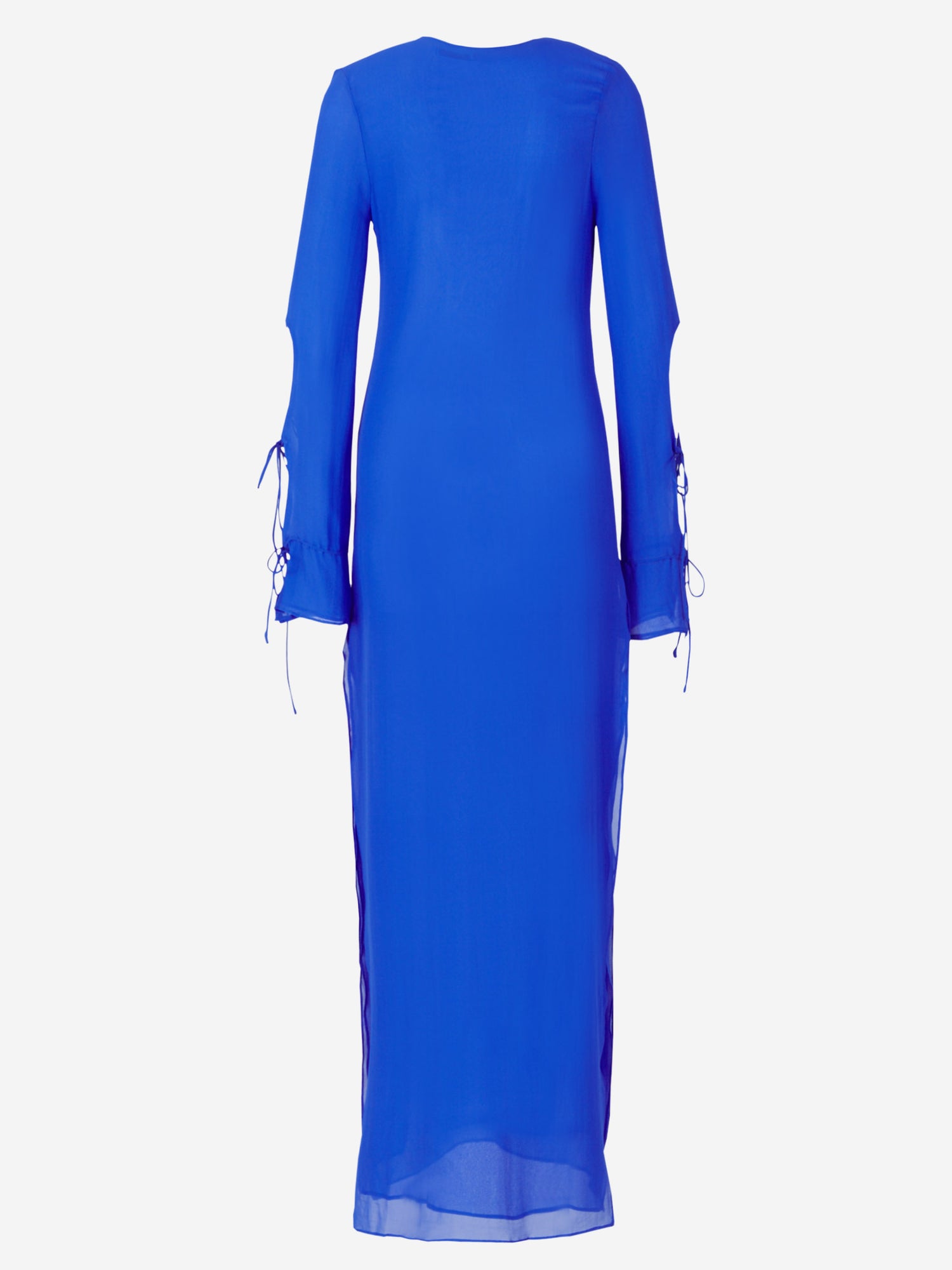 Christopher Esber Vestido Columna Seda color Azul Cobalto sku 731-005587 01 - Foto 2