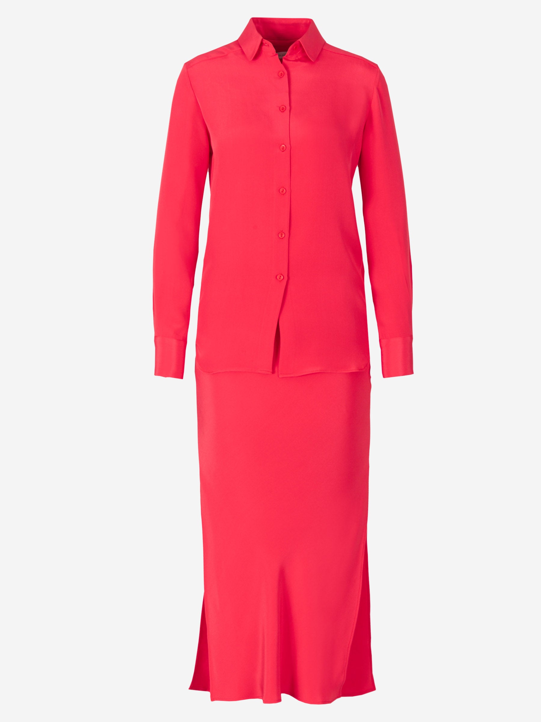 Christopher Esber Vestido Camisero Bies color Rojo sku 731-005607 01 - Foto 1