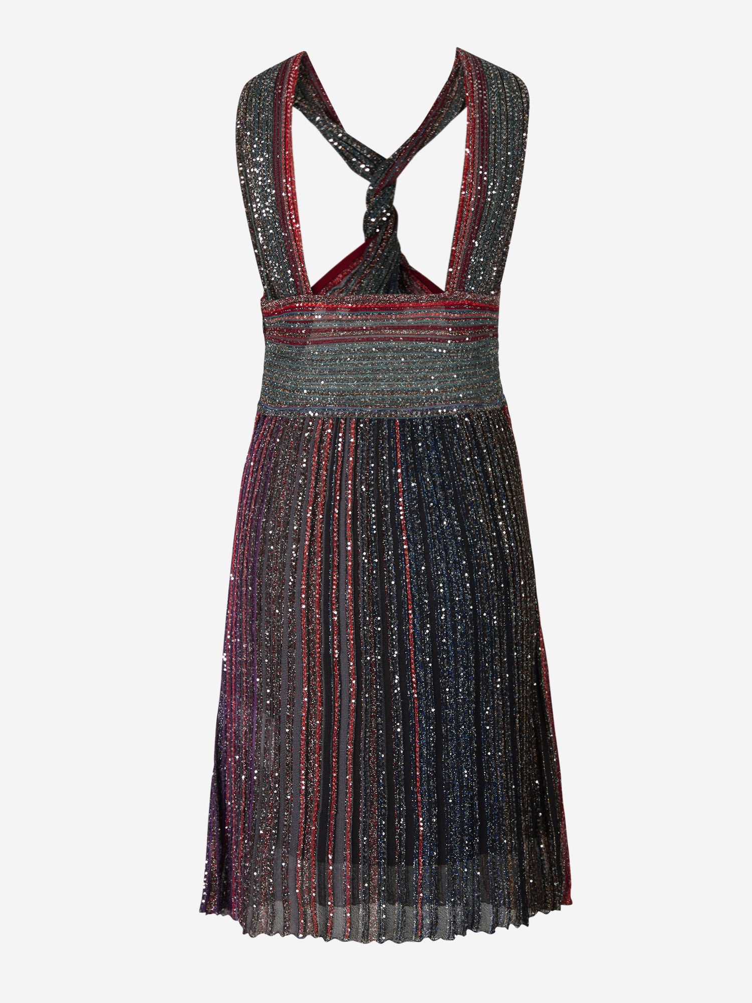 Missoni Vestido Punto Rayas color Violeta sku 731-005763 01 - Foto 2