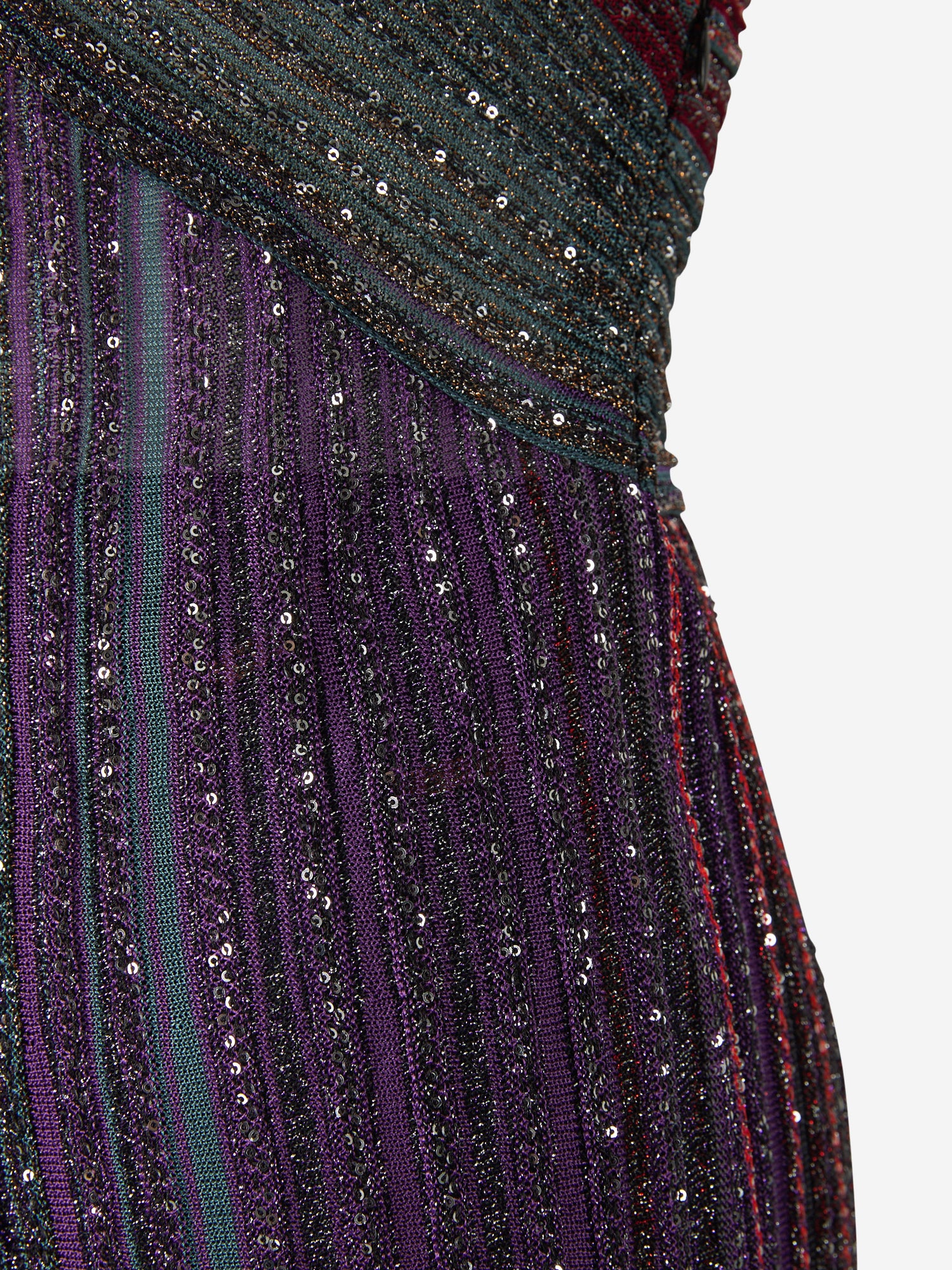 Missoni Vestido Punto Rayas color Violeta sku 731-005763 01 - Foto 4