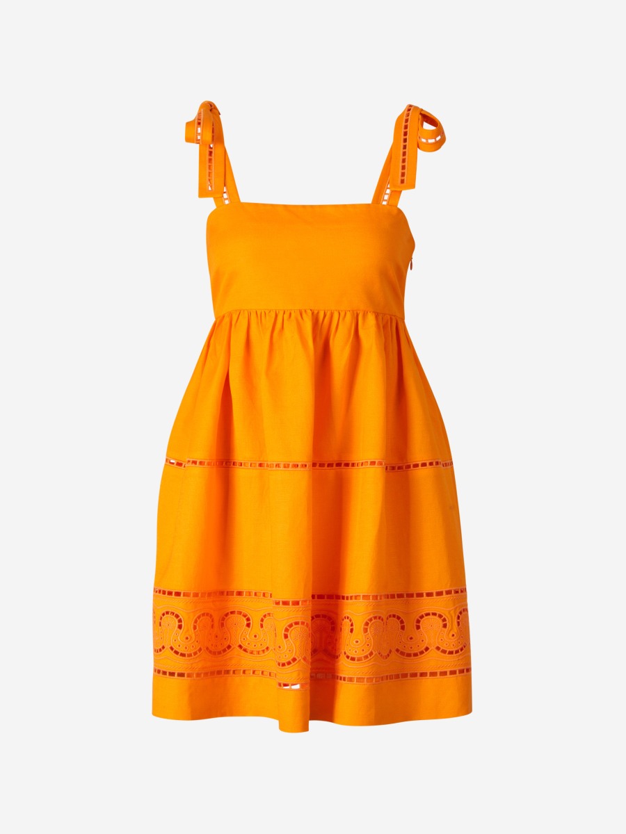 Outlet online Simkhai Mujer Vestido Clementina Mini color Naranja sku 731-005832 01 - Foto 1
