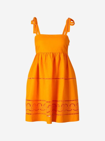 Outlet online Simkhai Mujer Vestido Clementina Mini color Naranja sku 731-005832 01 - Foto 1