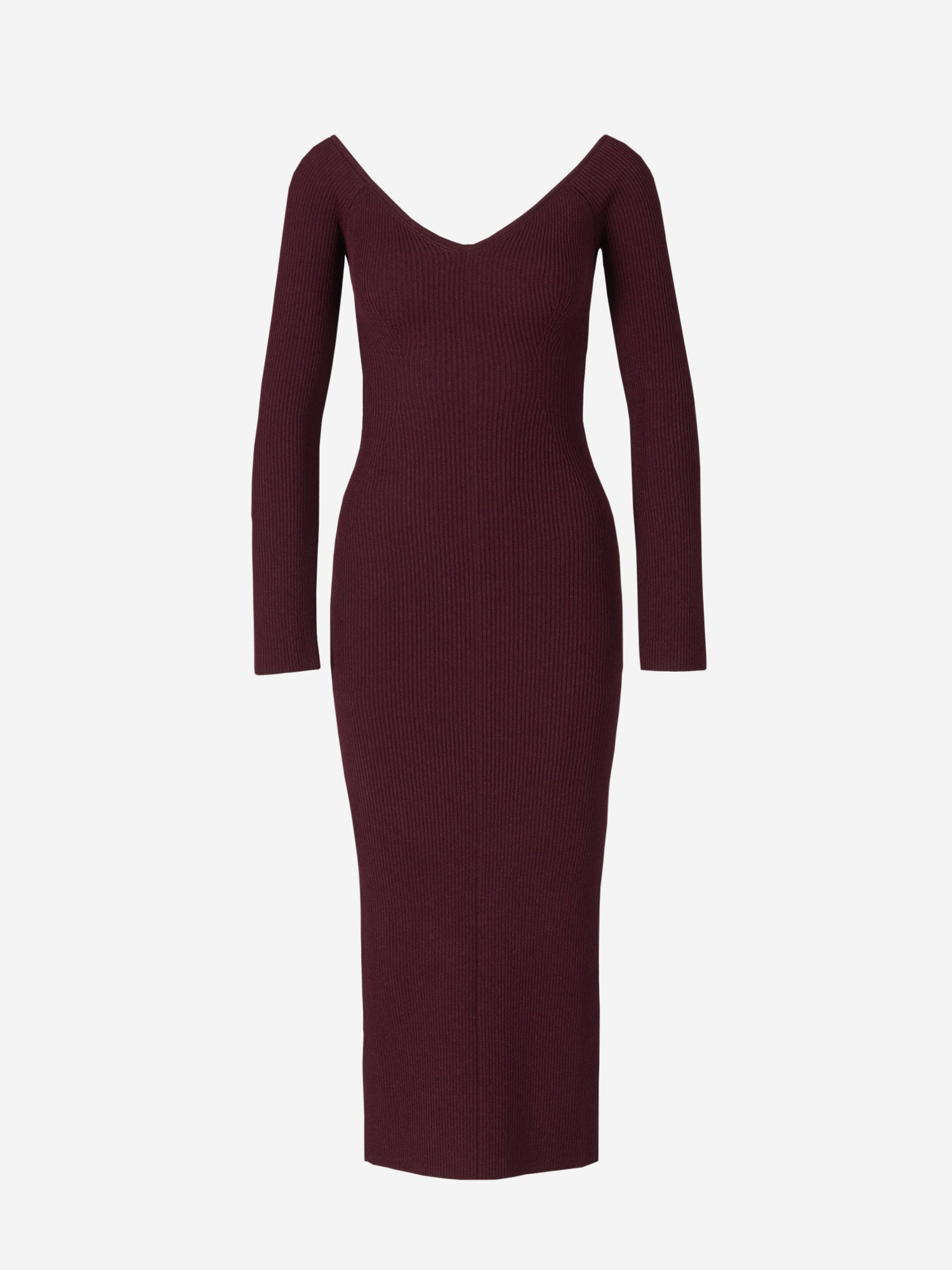Khaite Vestido Pia Midi color Burdeos sku 732-000996 01 - Foto 1