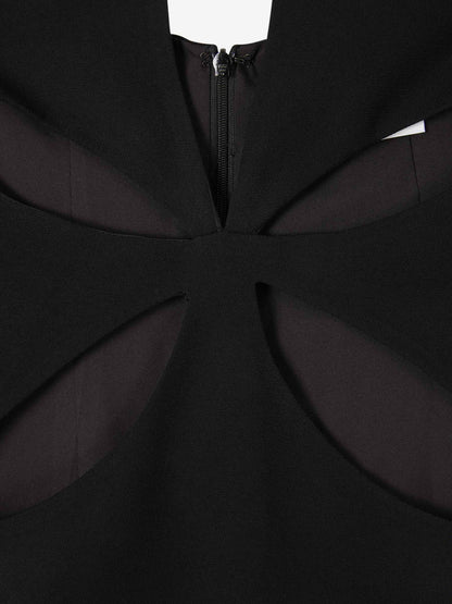 Mônot Vestido Diseño Asimétrico color Negro sku 732-001063 01 - Foto 3