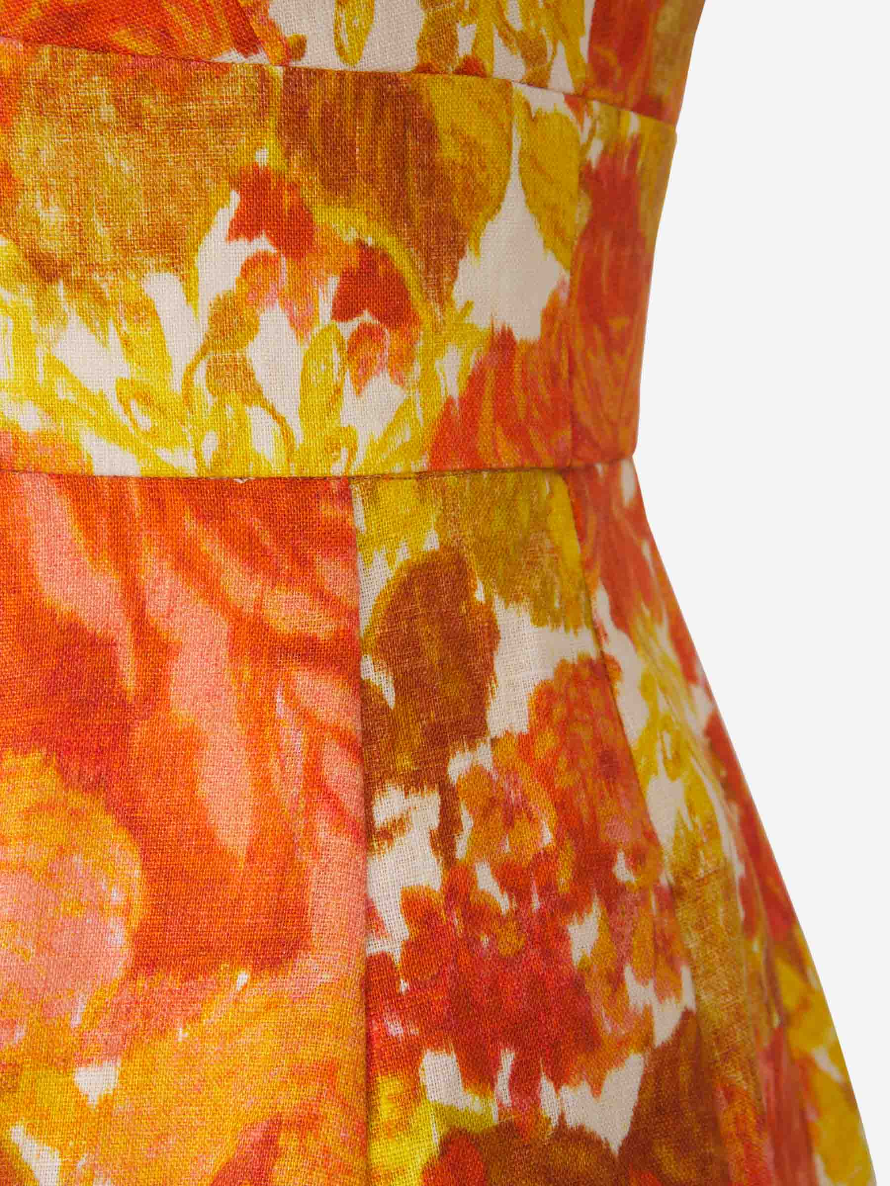 Zimmermann Vestido Picnic High Tide color Naranja Claro sku 732-001113 01 - Foto 5
