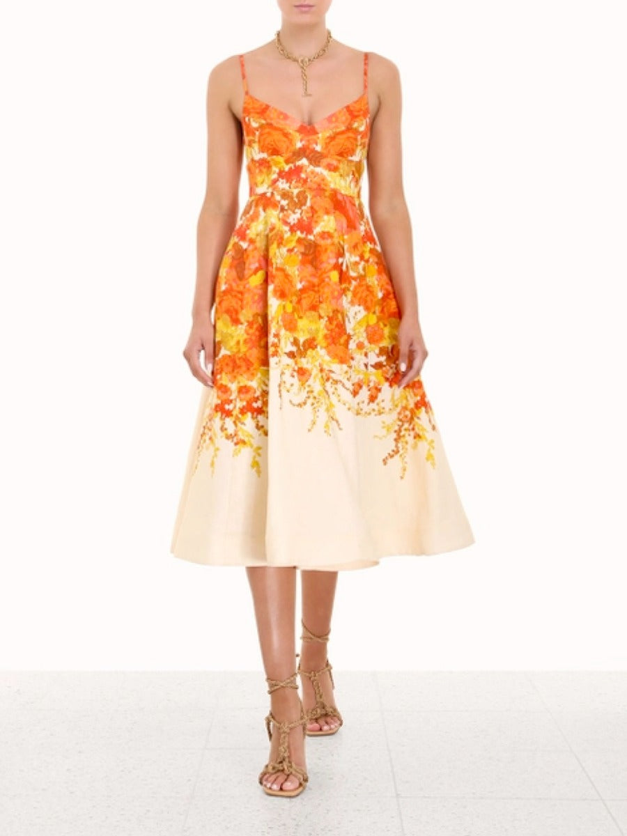 Zimmermann Vestido Picnic High Tide color Naranja Claro sku 732-001113 01 - Foto 6