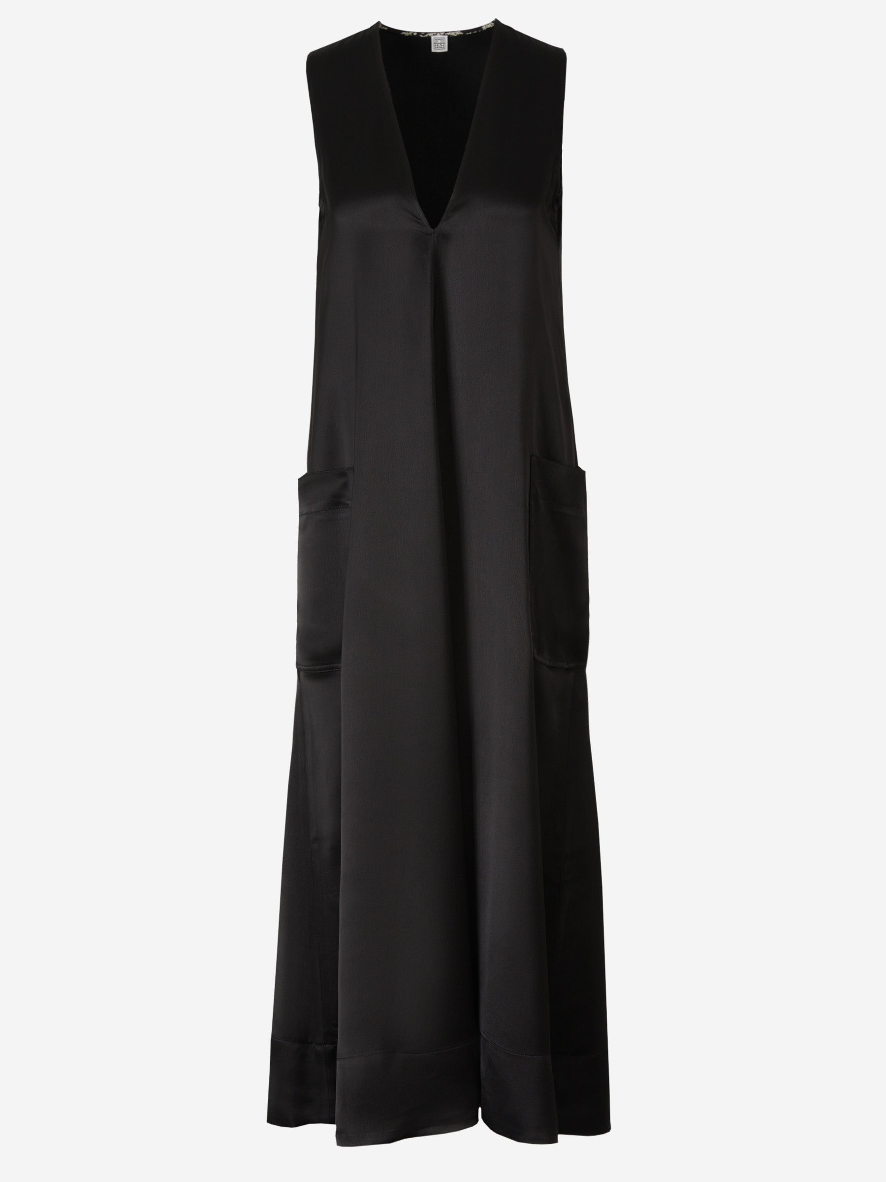 Totême Vestido Evasé color Negro sku 732-001159 01 - Foto 1
