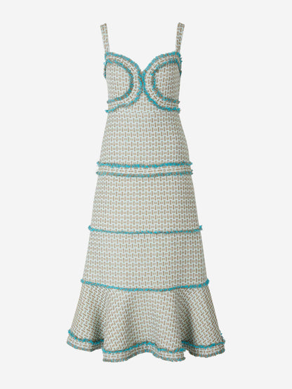 Outlet online Alexis Mujer Vestido Tweed Bettin color Azul Cielo sku 732-001193 01 - Foto 1