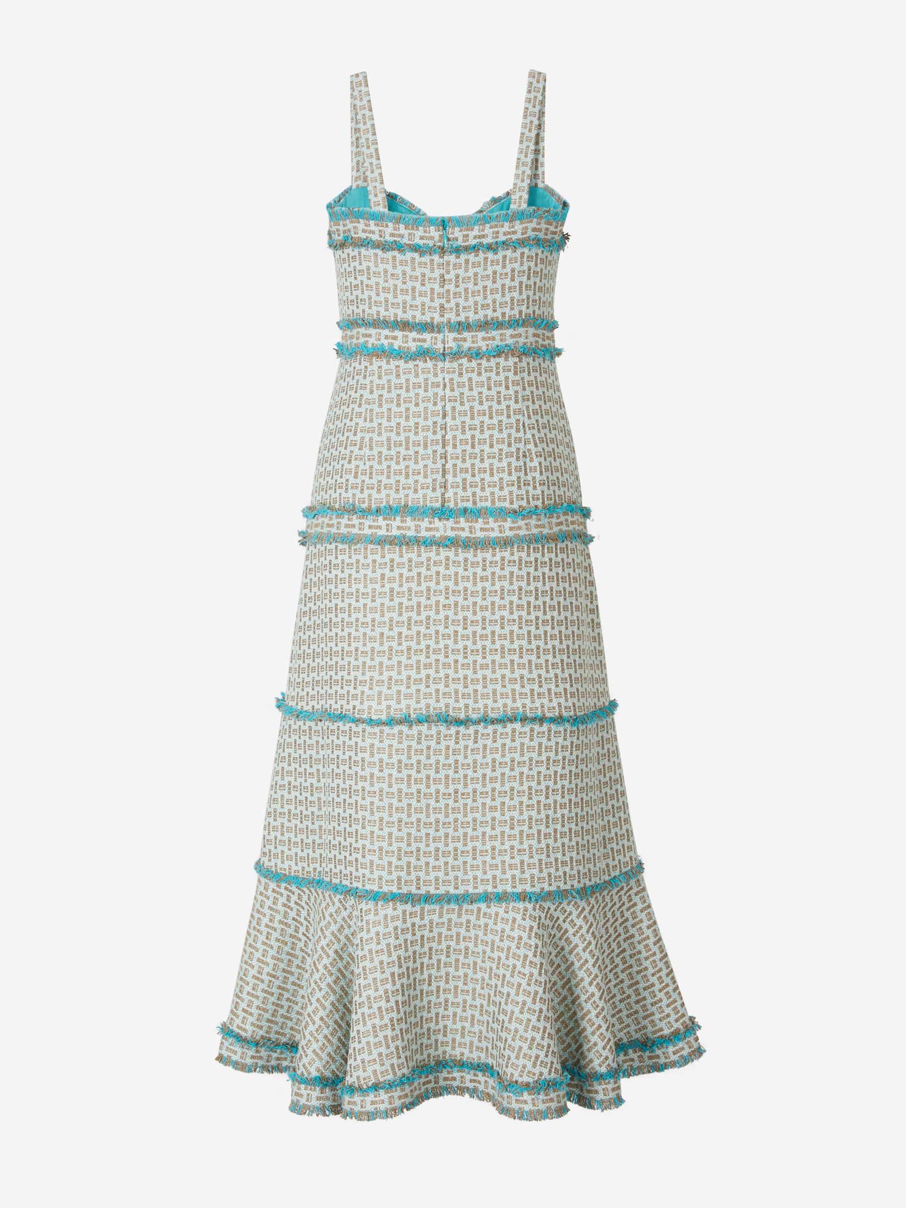 Outlet online Alexis Mujer Vestido Tweed Bettin color Azul Cielo sku 732-001193 01 - Foto 2