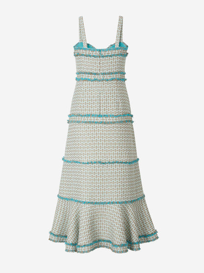 Outlet online Alexis Mujer Vestido Tweed Bettin color Azul Cielo sku 732-001193 01 - Foto 2