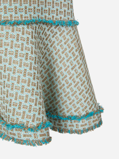 Outlet online Alexis Mujer Vestido Tweed Bettin color Azul Cielo sku 732-001193 01 - Foto 4