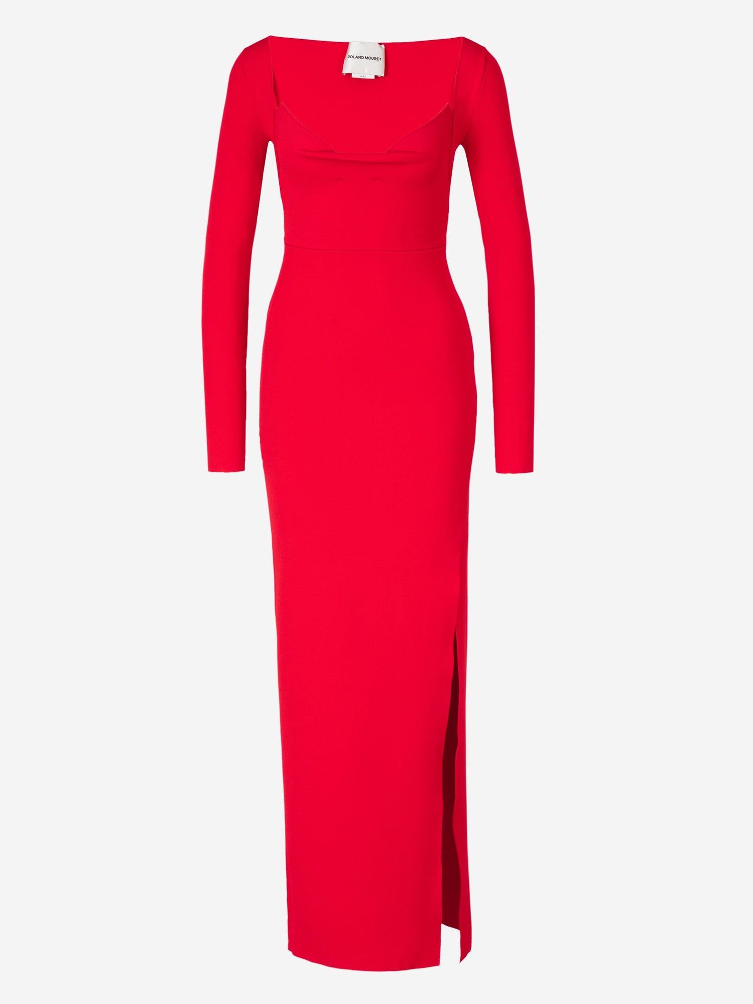 Outlet online Roland Mouret Mujer Vestido Punto Maxi color Rojo sku 732-001243 01 - Foto 1