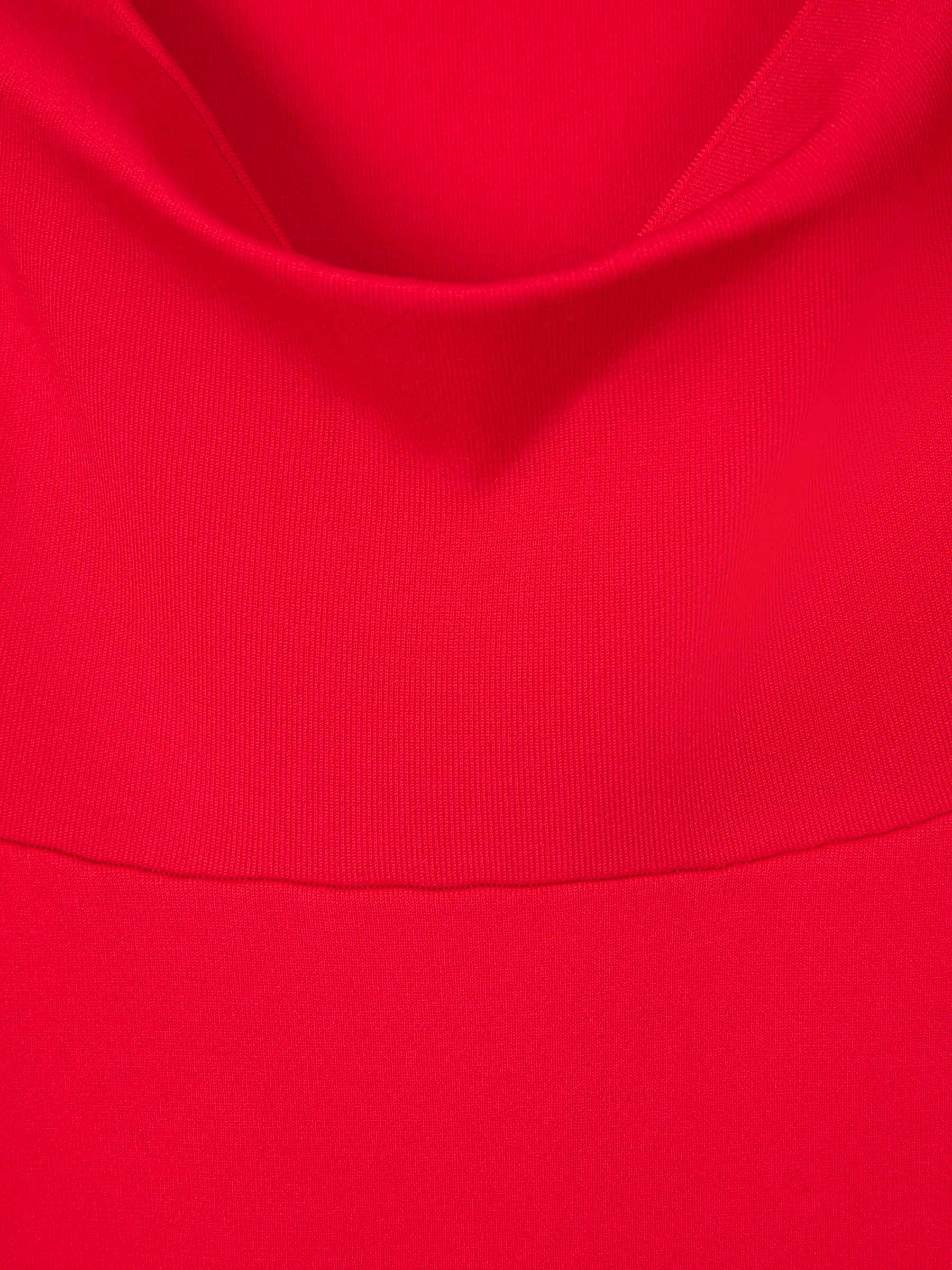 Outlet online Roland Mouret Mujer Vestido Punto Maxi color Rojo sku 732-001243 01 - Foto 3