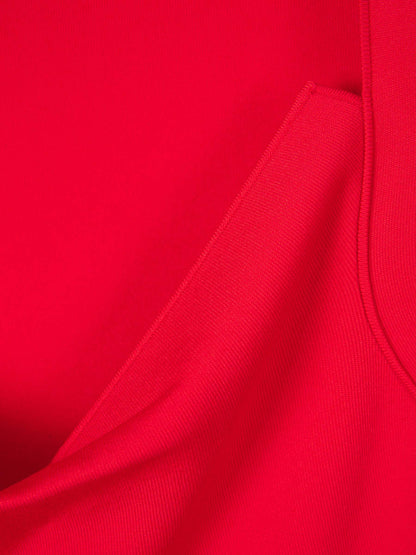 Outlet online Roland Mouret Mujer Vestido Punto Maxi color Rojo sku 732-001243 01 - Foto 4