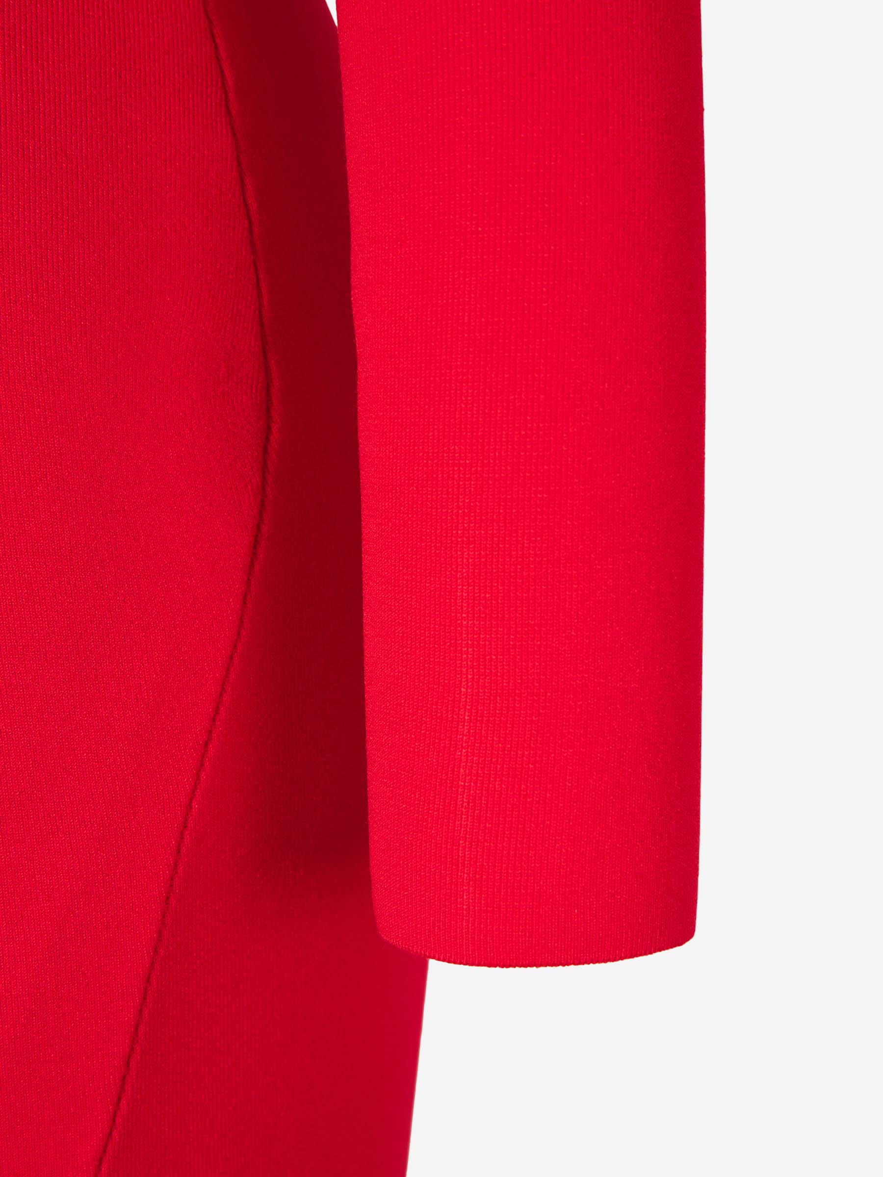 Outlet online Roland Mouret Mujer Vestido Punto Maxi color Rojo sku 732-001243 01 - Foto 5