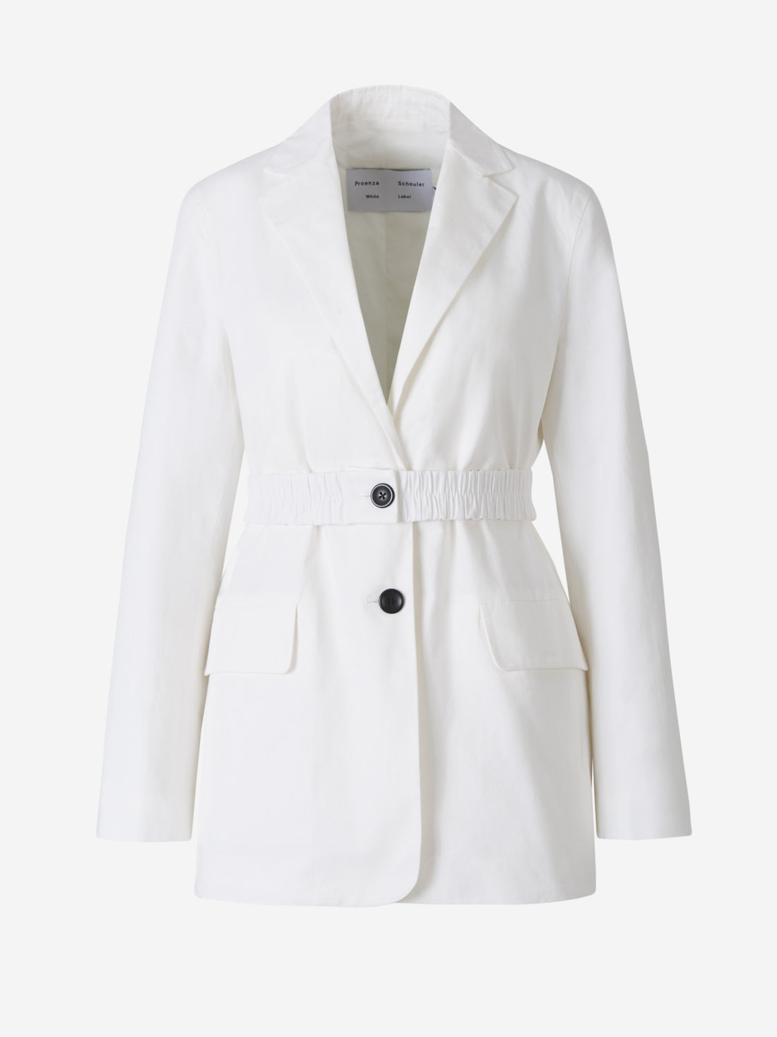 Proenza Schouler Blazer Lino Y Algodón color Blanco sku 741-001715 01 - Foto 1