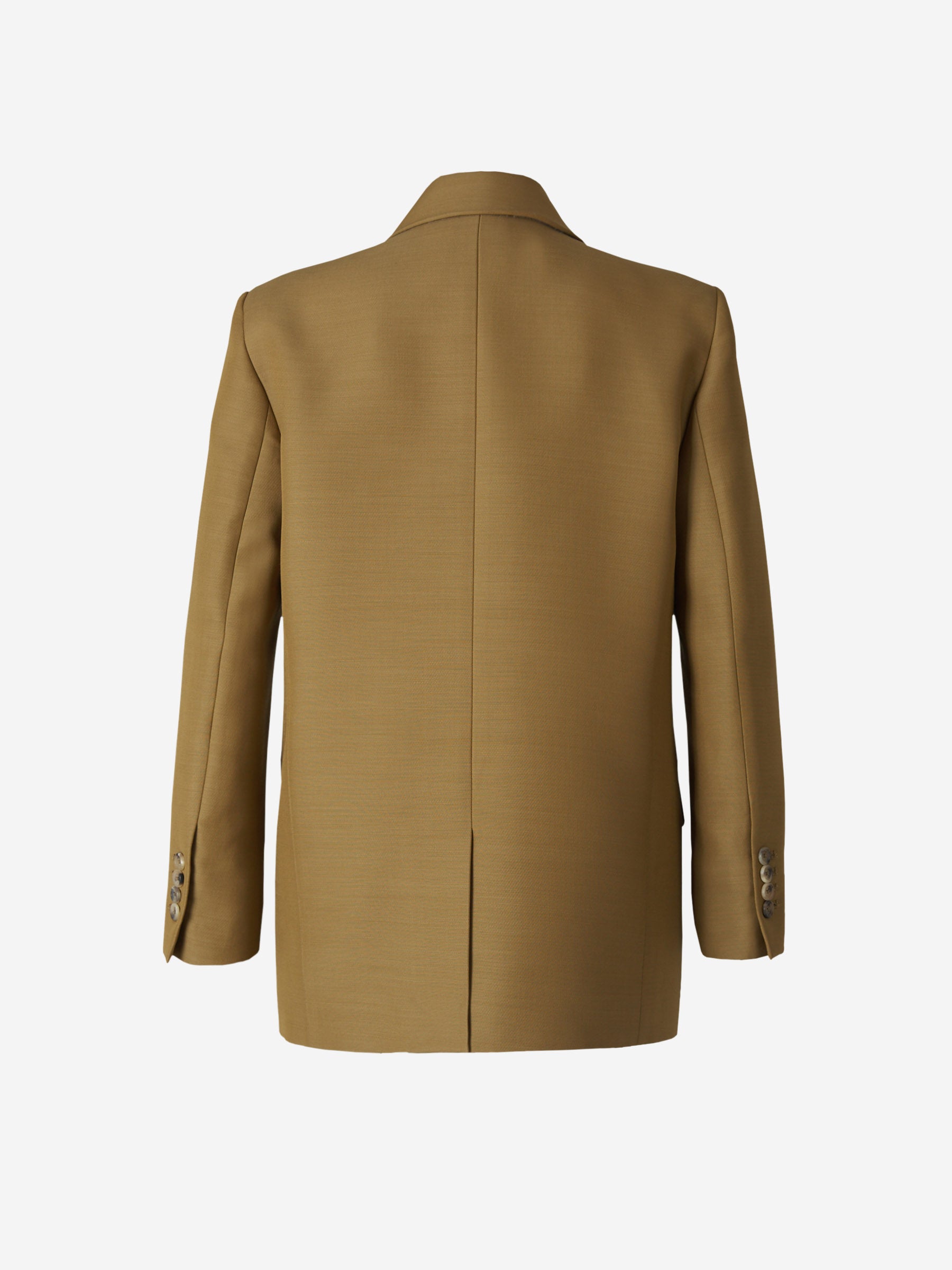 Khaite Blazer Mayley Lana color Verde Militar sku 741-001844 01 - Foto 2