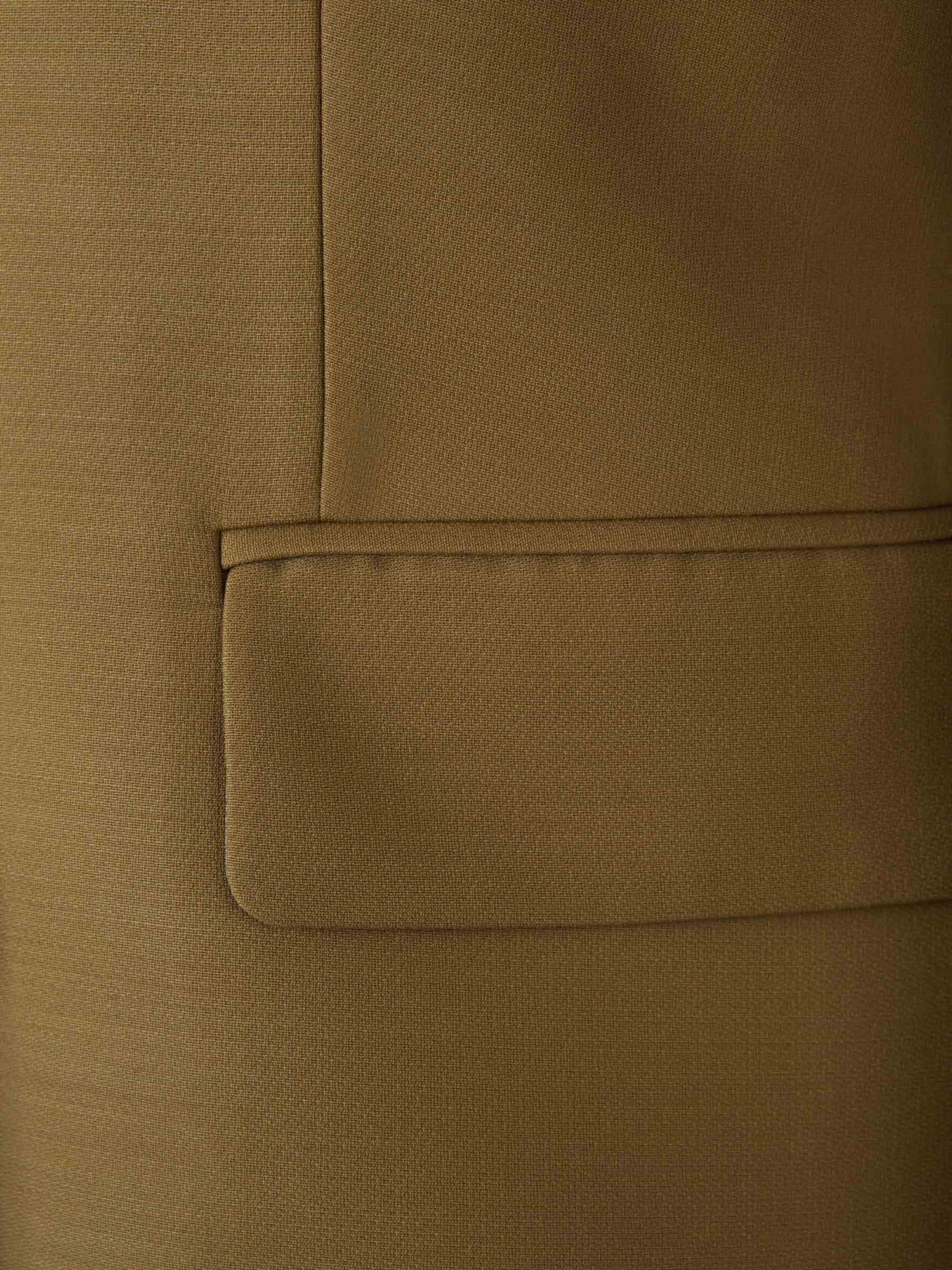 Khaite Blazer Mayley Lana color Verde Militar sku 741-001844 01 - Foto 3