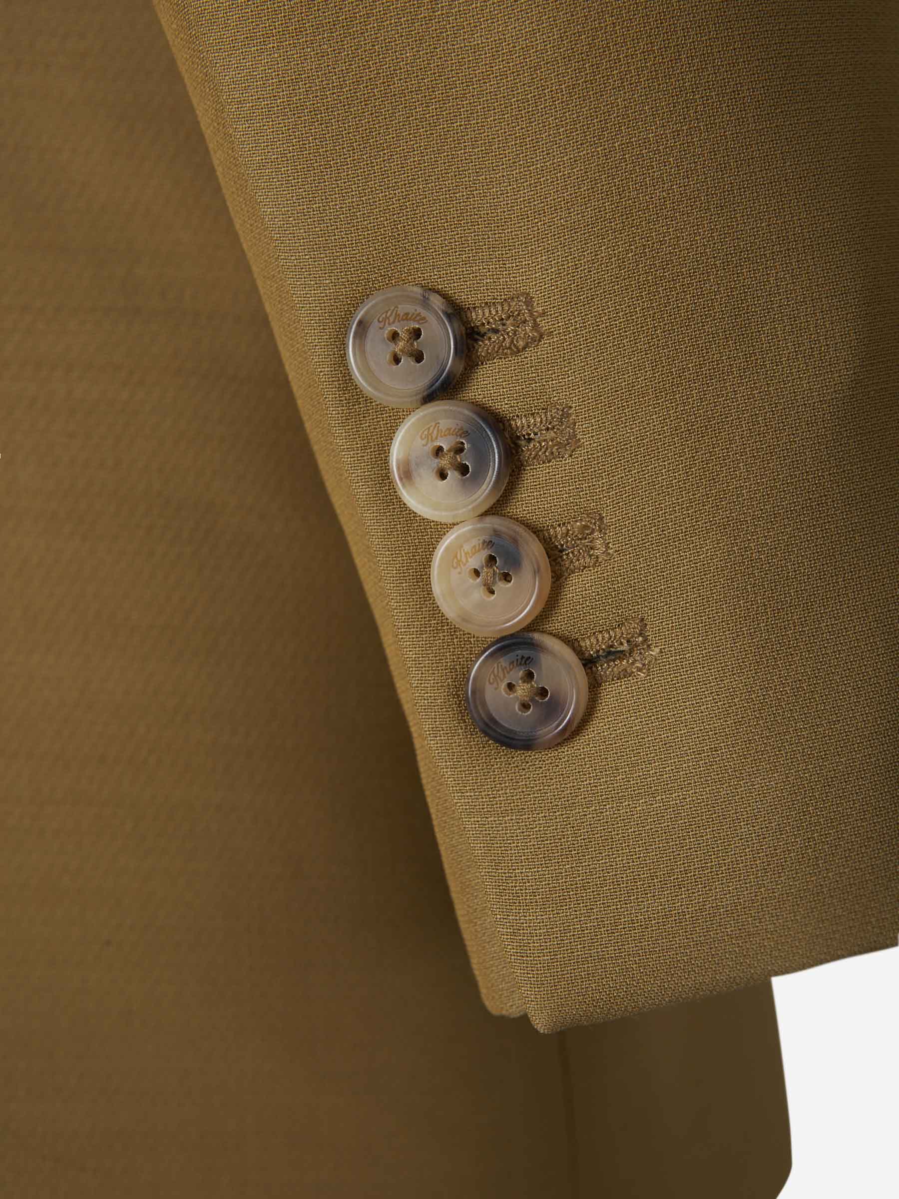 Khaite Blazer Mayley Lana color Verde Militar sku 741-001844 01 - Foto 4