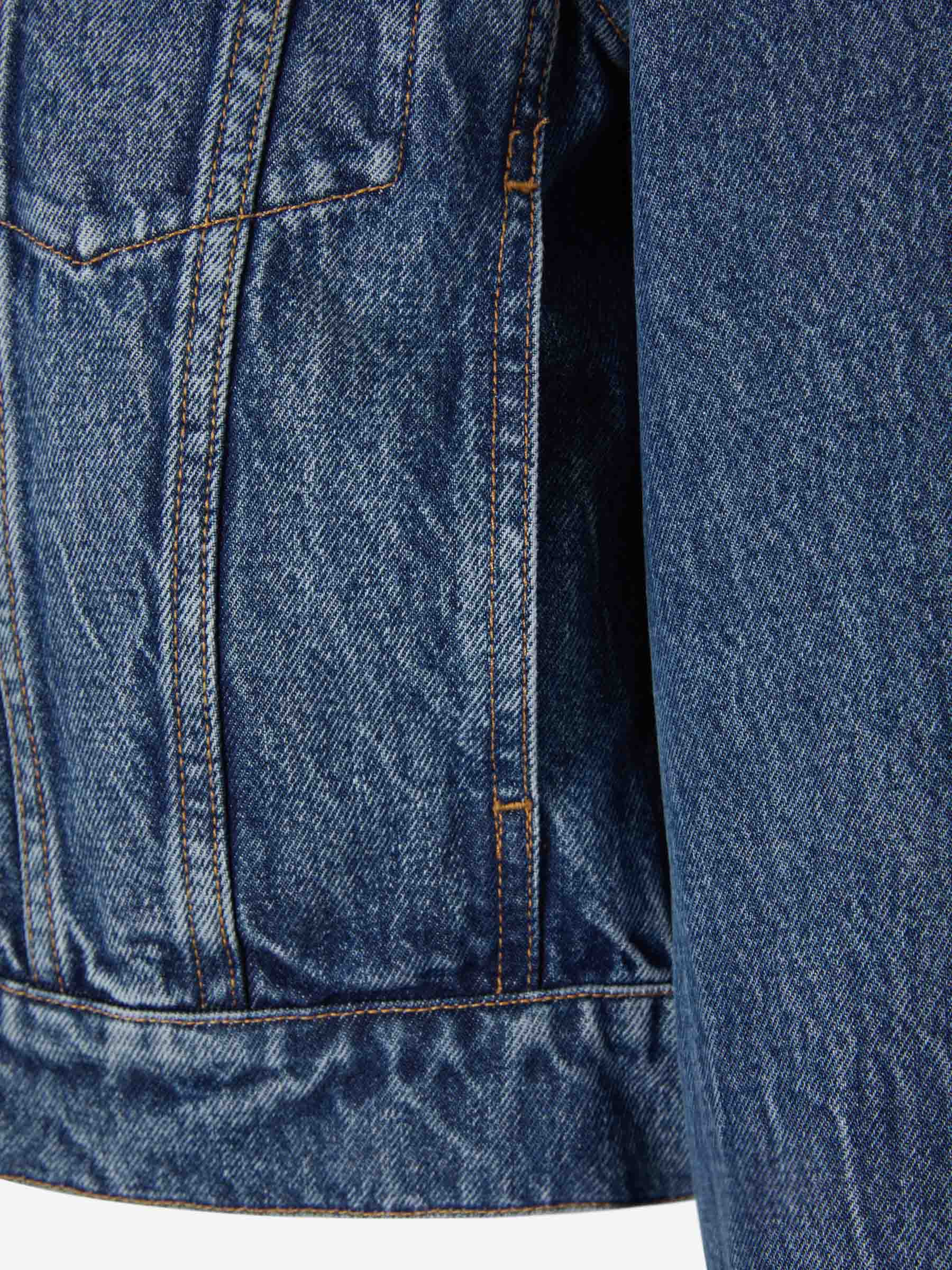 Alexander Wang Cazadora Denim Logo color Azul Cobalto sku 741-002007 01 - Foto 2