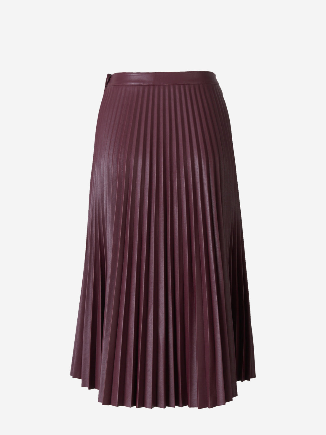 Proenza Schouler Falda Plisada Piel Sintética color Burdeos sku 750-001214 01 - Foto 2