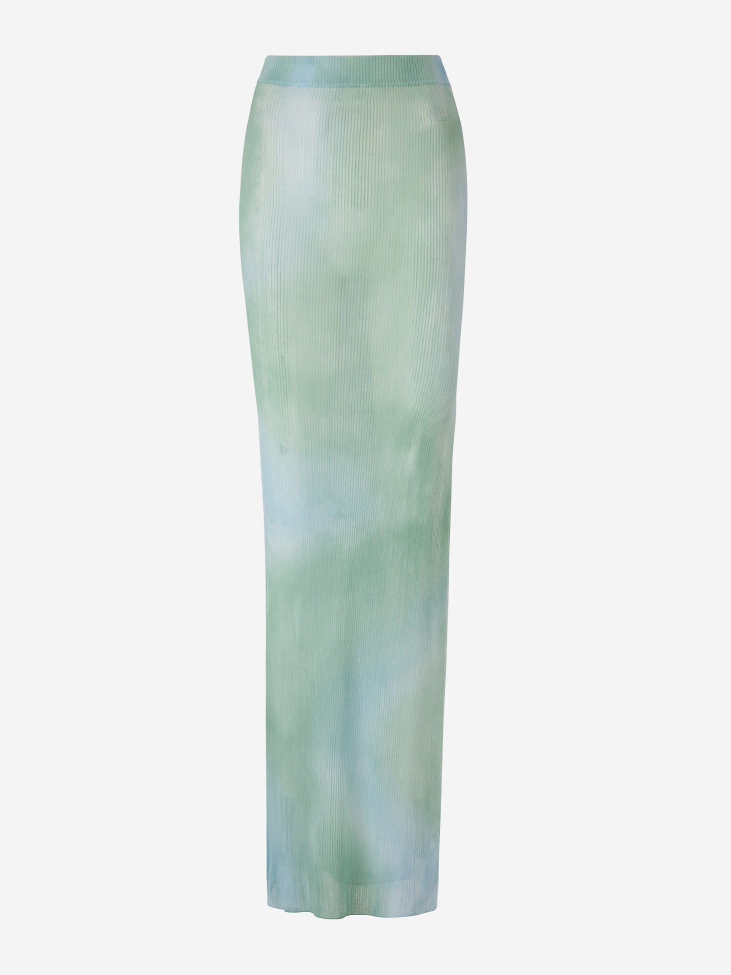 Off-White Falda Punto Maxi color Turquesa sku 750-001286 01 - Foto 1