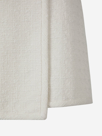 Proenza Schouler Falda Tweed Mini color Marfil sku 750-001371 01 - Foto 4