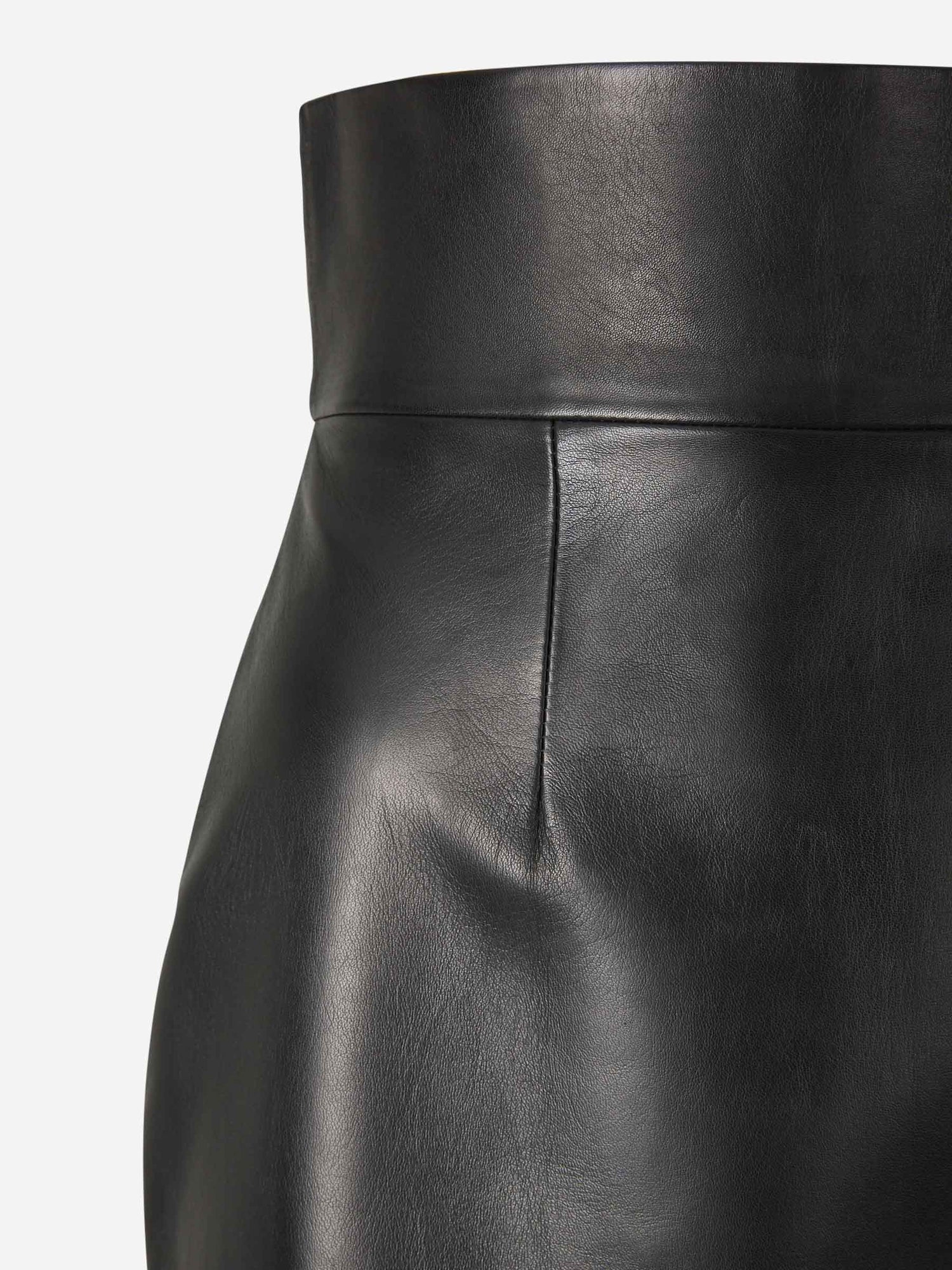 Alexander McQueen Falda Larga Lisa color Negro sku 750-001399 01 - Foto 4