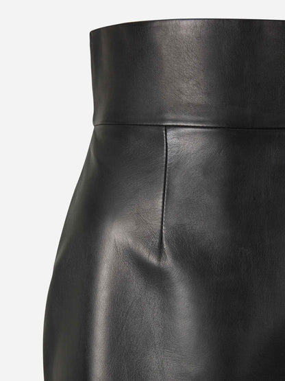 Alexander McQueen Falda Larga Lisa color Negro sku 750-001399 01 - Foto 4