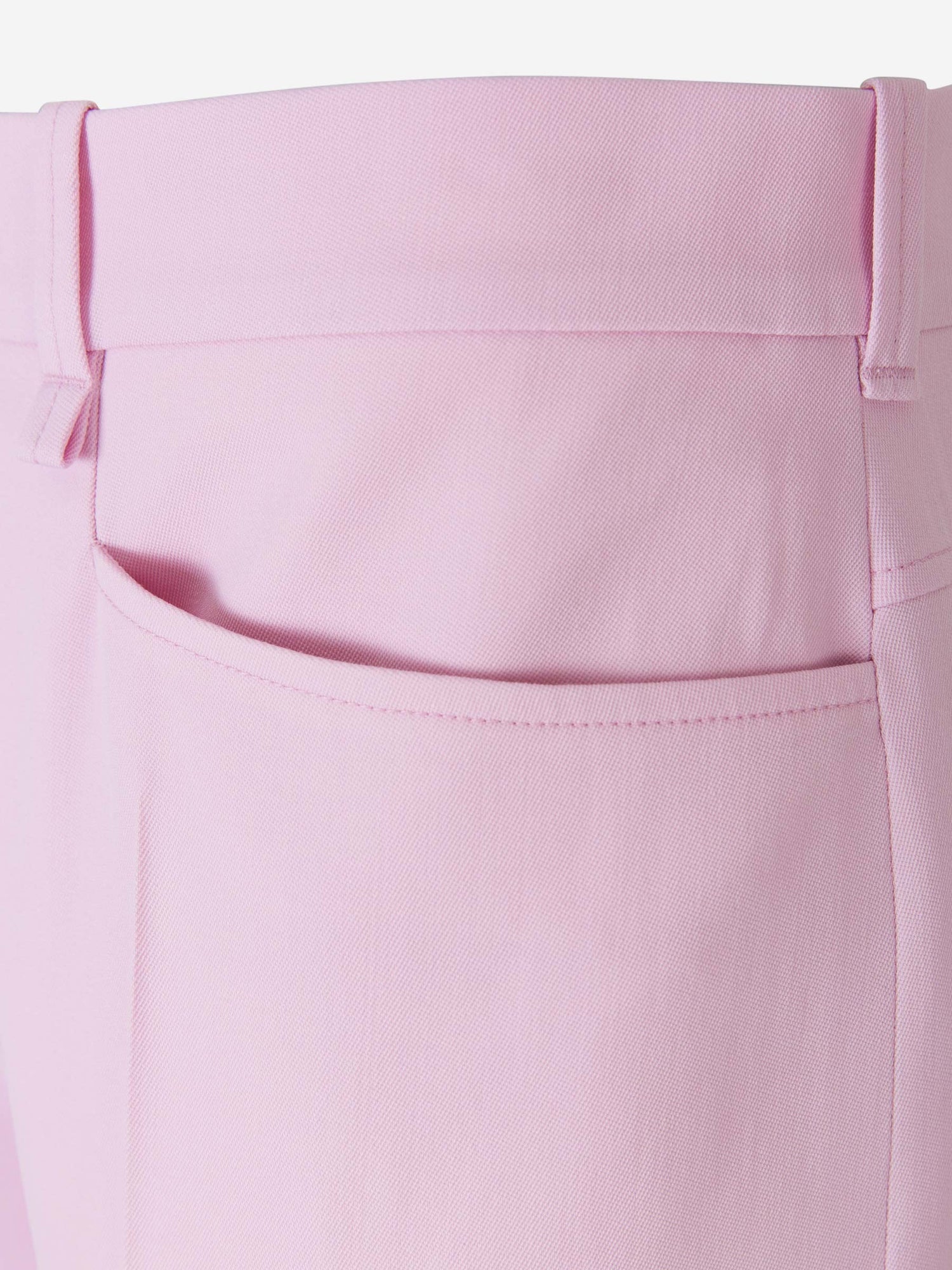 Chloé Pantalones Acampanados Lana color Lila sku 761-002578 01 - Foto 3
