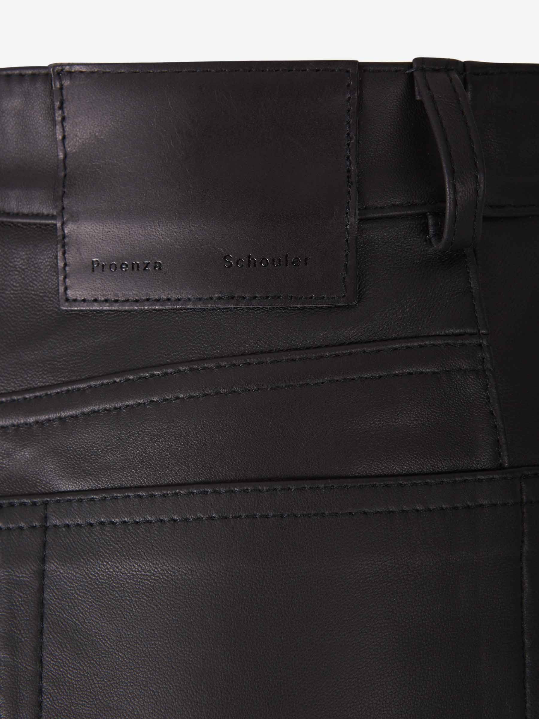 Outlet online Proenza Schouler Mujer Pantalones Culottes Piel color Negro sku 761-002890 01 - Foto 5
