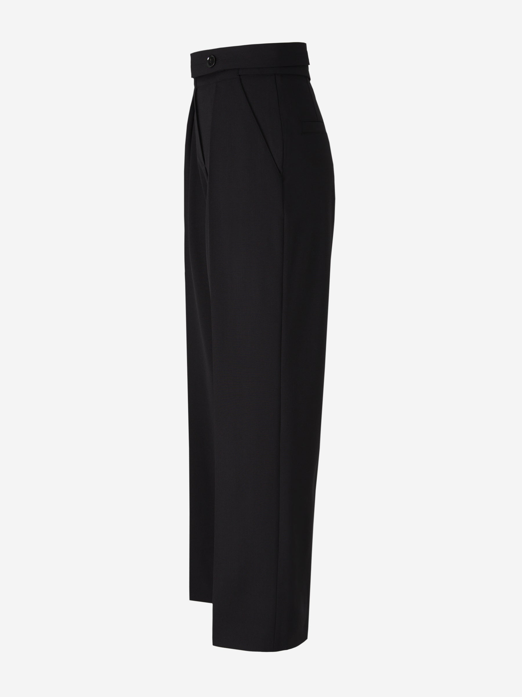 Proenza Schouler Pantalones Tropical Lana color Negro sku 761-002896 01 - Foto 2