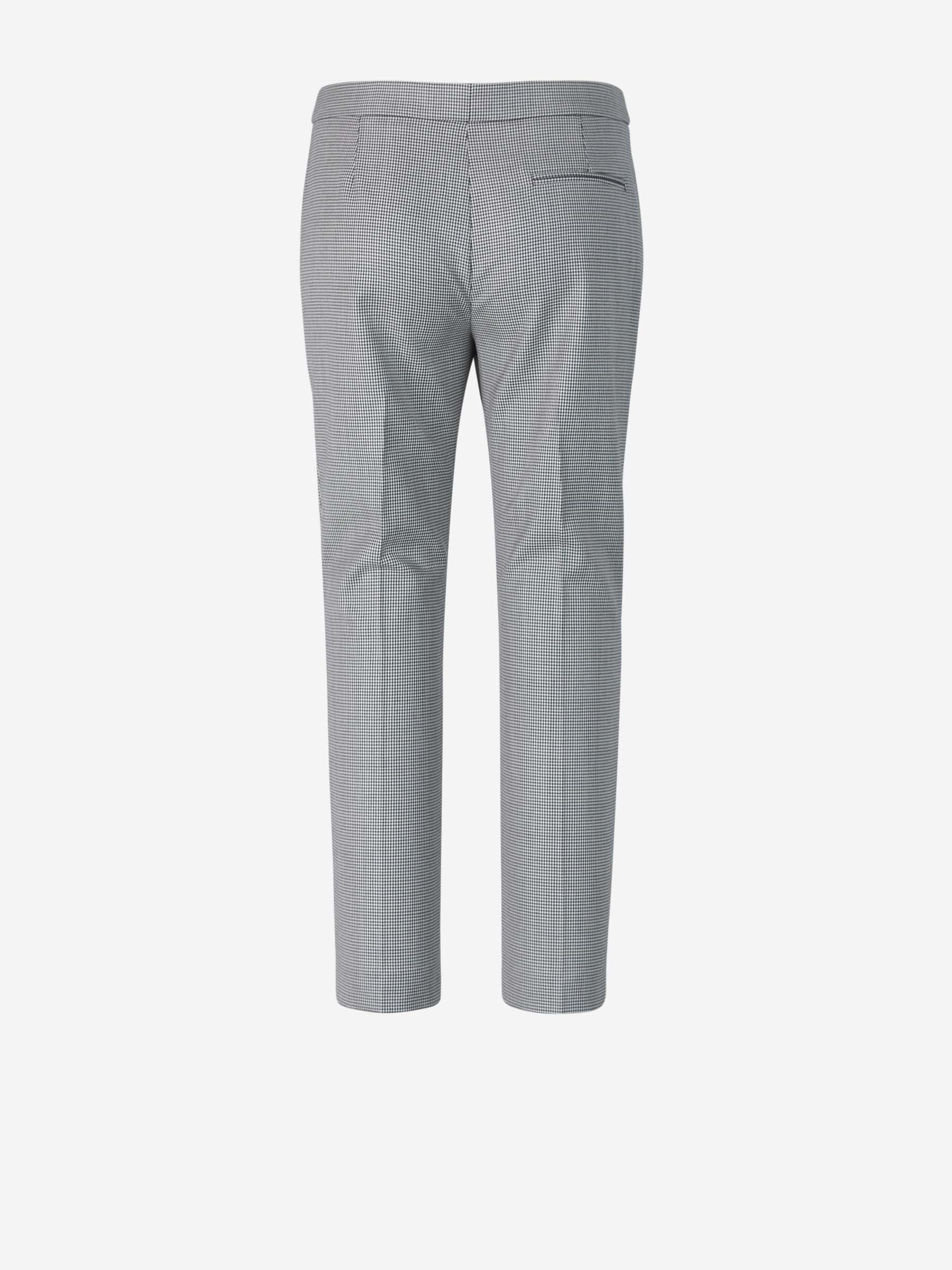 Alexander McQueen Pantalones Pata de Gallo color Negro sku 761-002900 01 - Foto 2