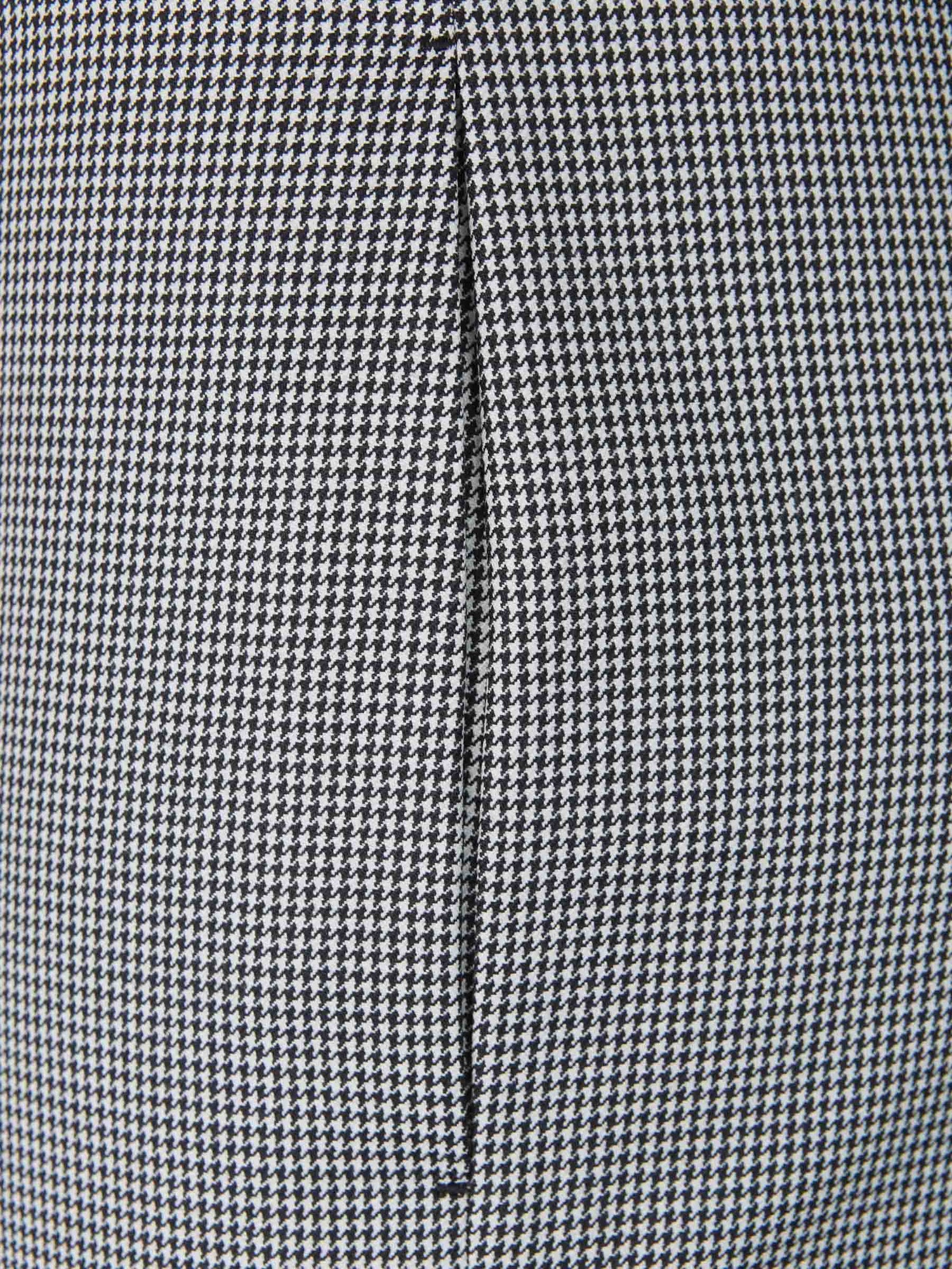 Alexander McQueen Pantalones Pata de Gallo color Negro sku 761-002900 01 - Foto 3