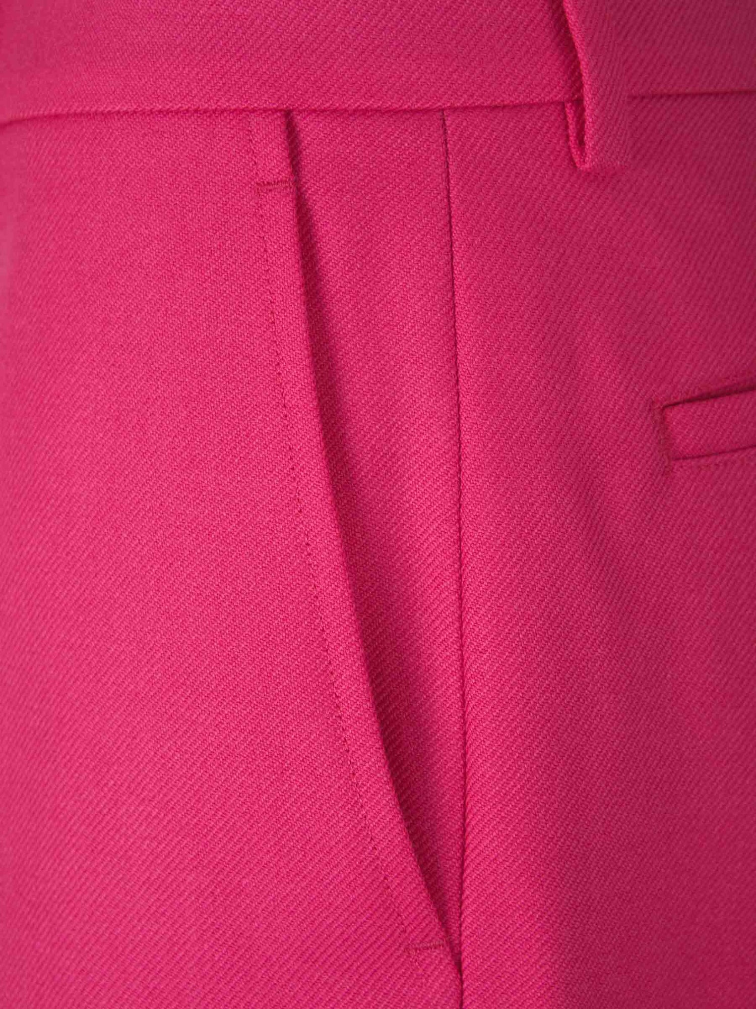 Ami Paris Pantalones Slim Sarga color Fucsia sku 761-002910 01 - Foto 3