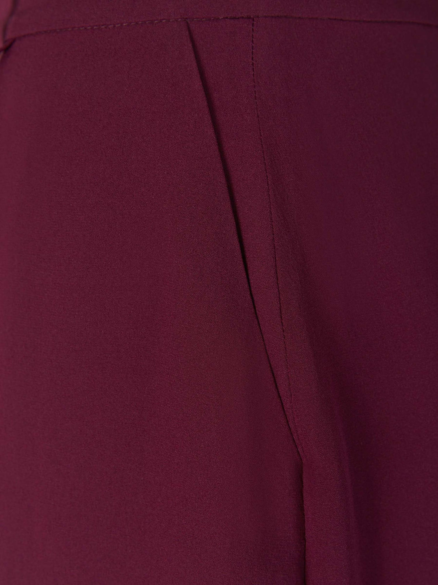 Martin Grant Pantalones Fluidos Seda color Burdeos sku 761-002989 01 - Foto 4