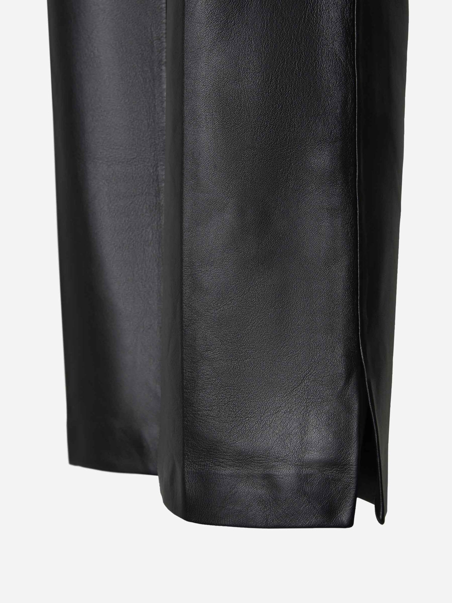 Ami Paris Pantalones Acampanados Piel color Negro sku 761-003003 01 - Foto 4
